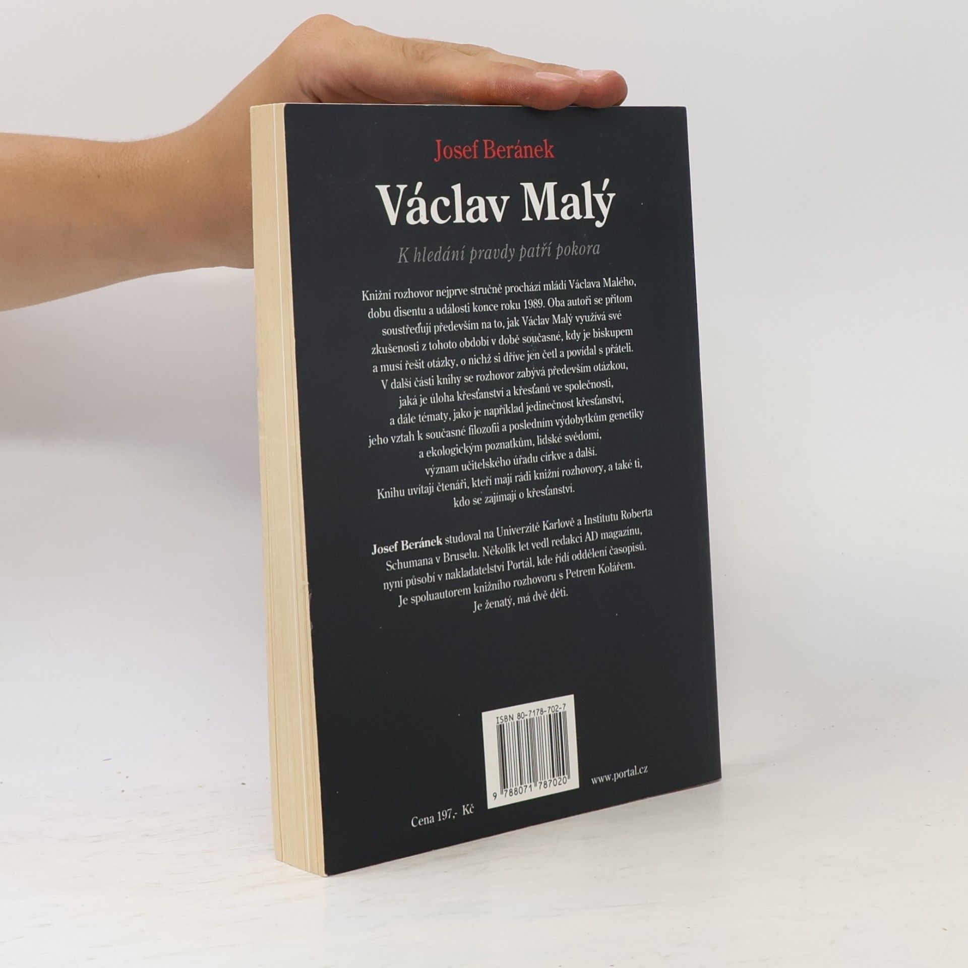 Josef Beránek Václav Malý. K hledání pravdy patří pokora