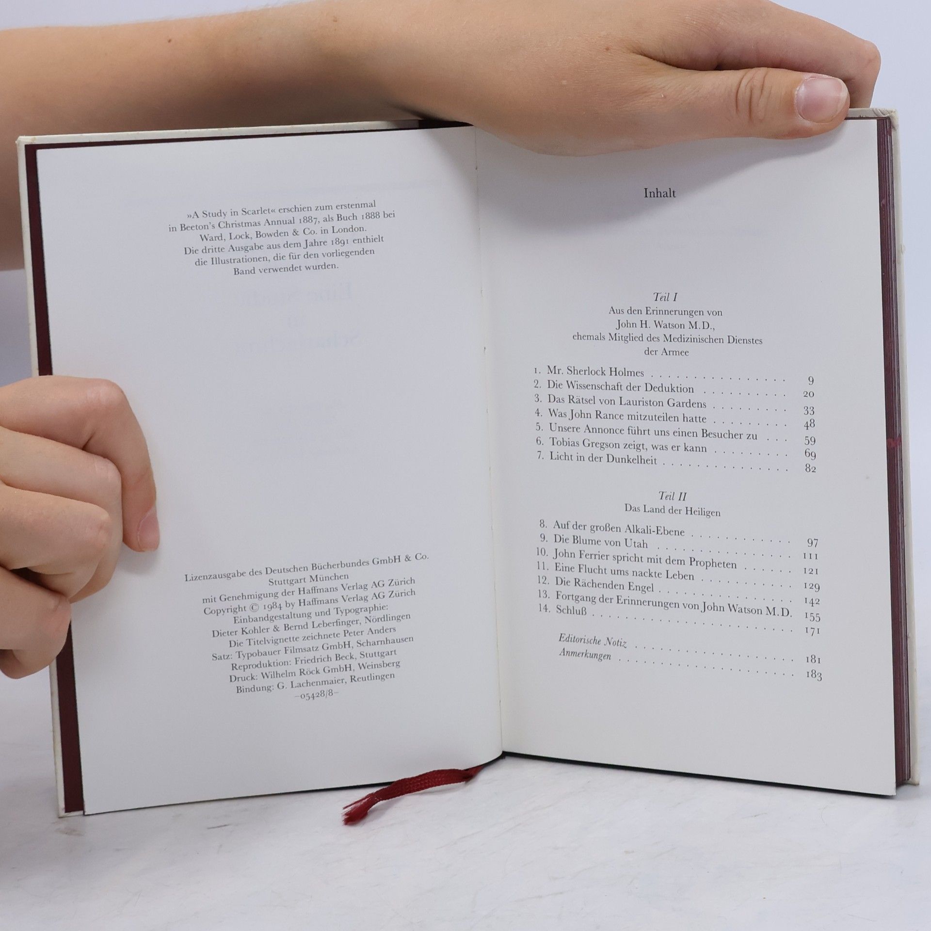 Arthur Conan Doyle Eine Studie in Scharlachrot