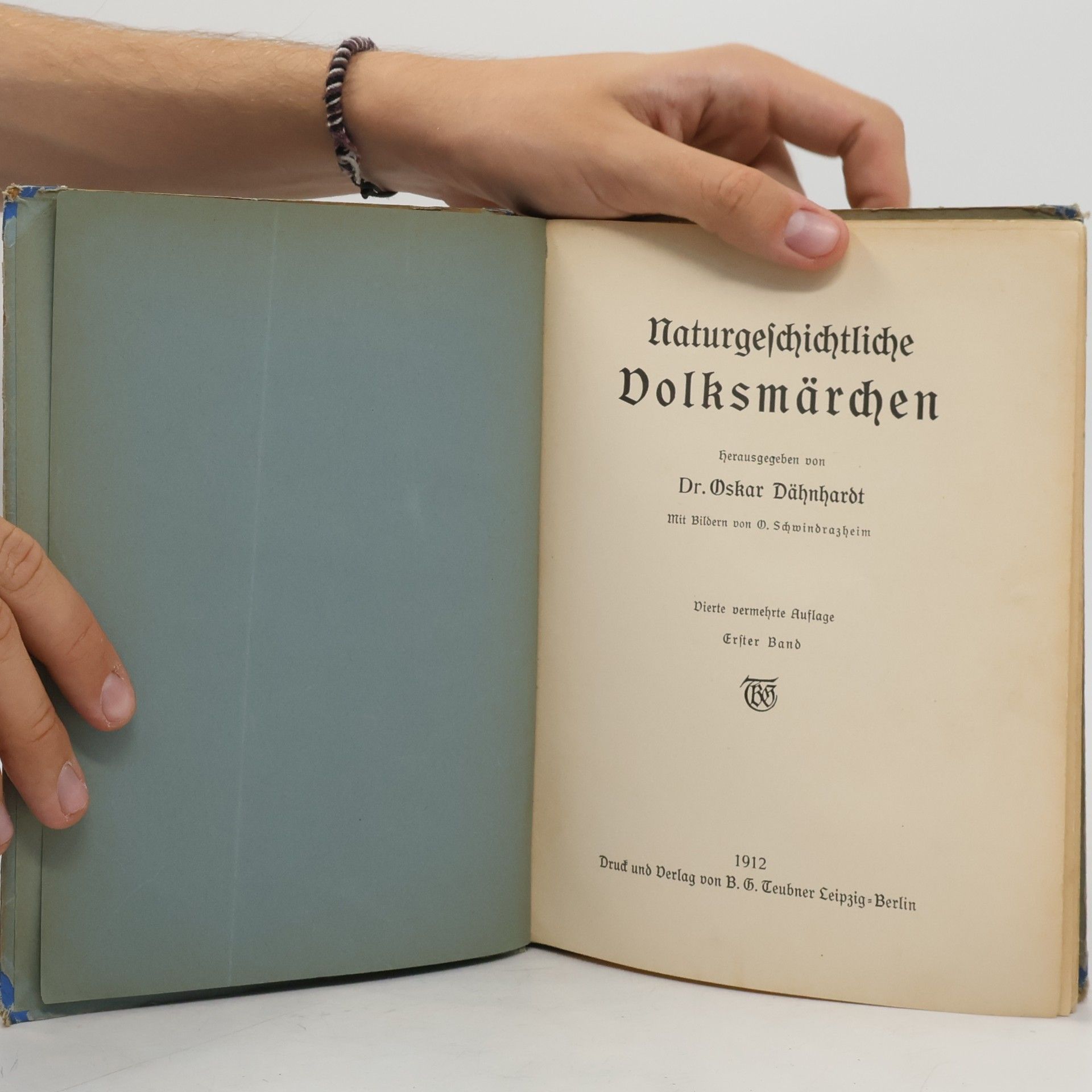 Oskar Dähnhardt Naturgeschichtliche Volksmärchen Band 1