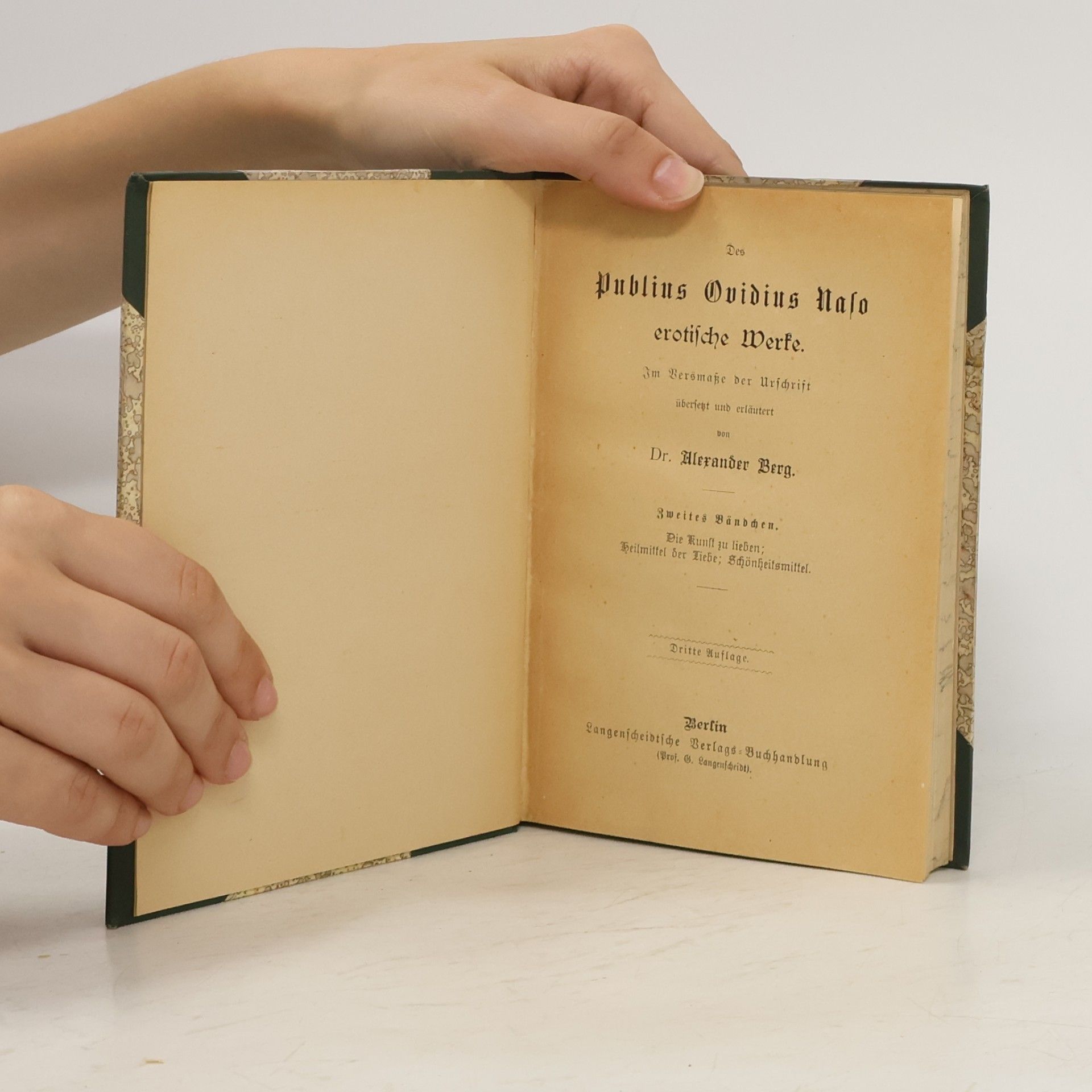 kolektiv Des Publius Ovidius Naso erotische Werke