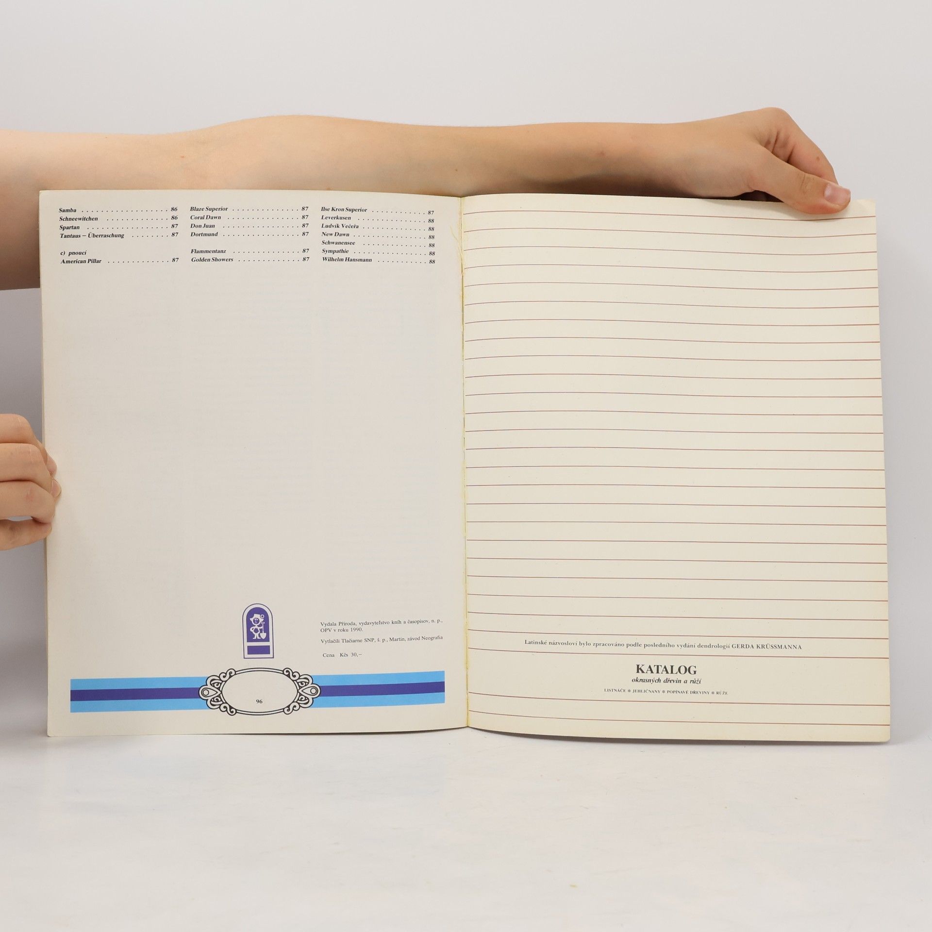 Autorenkollektiv Katalog okrasných dřevin a růží : listnáče, jehličnany, popínavé dřeviny, růže