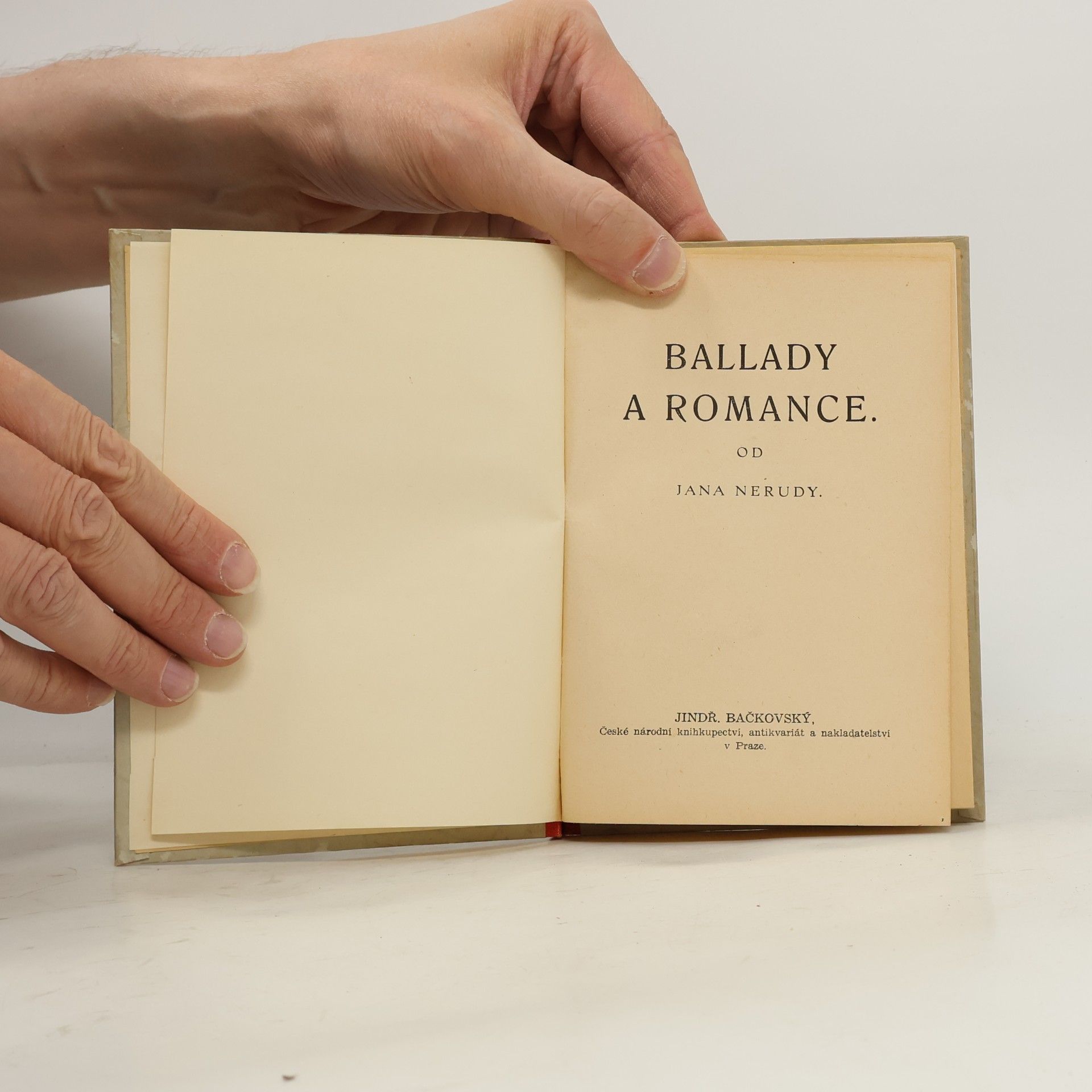 Jan Neruda Ballady a romance od Jana Nerudy