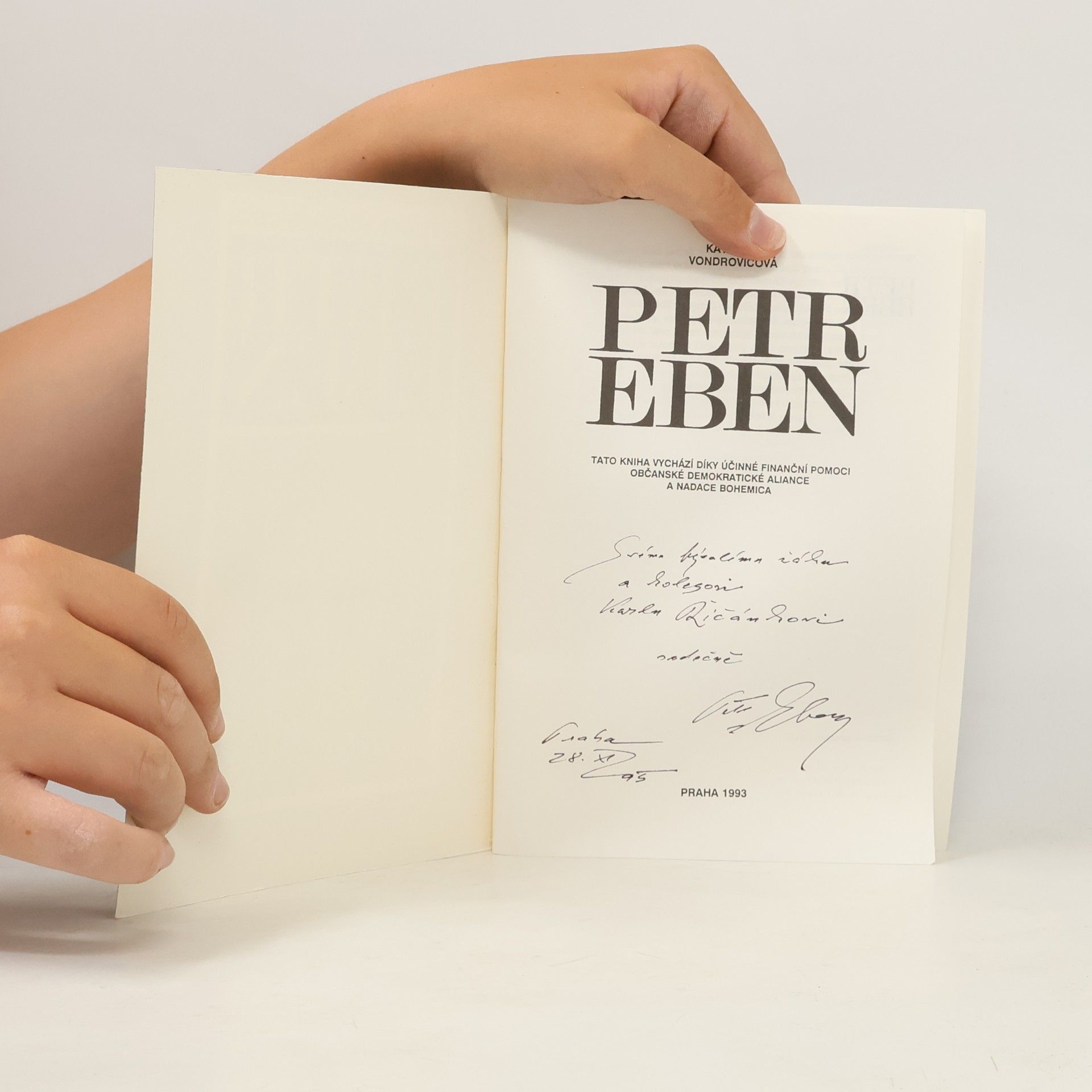Kateřina Vondrovicová Petr Eben