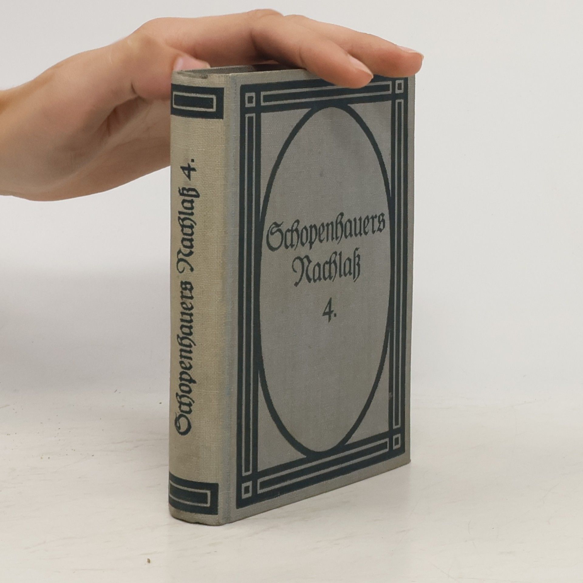Arthur Schopenhauer Schopenhauers Nachlaß 4
