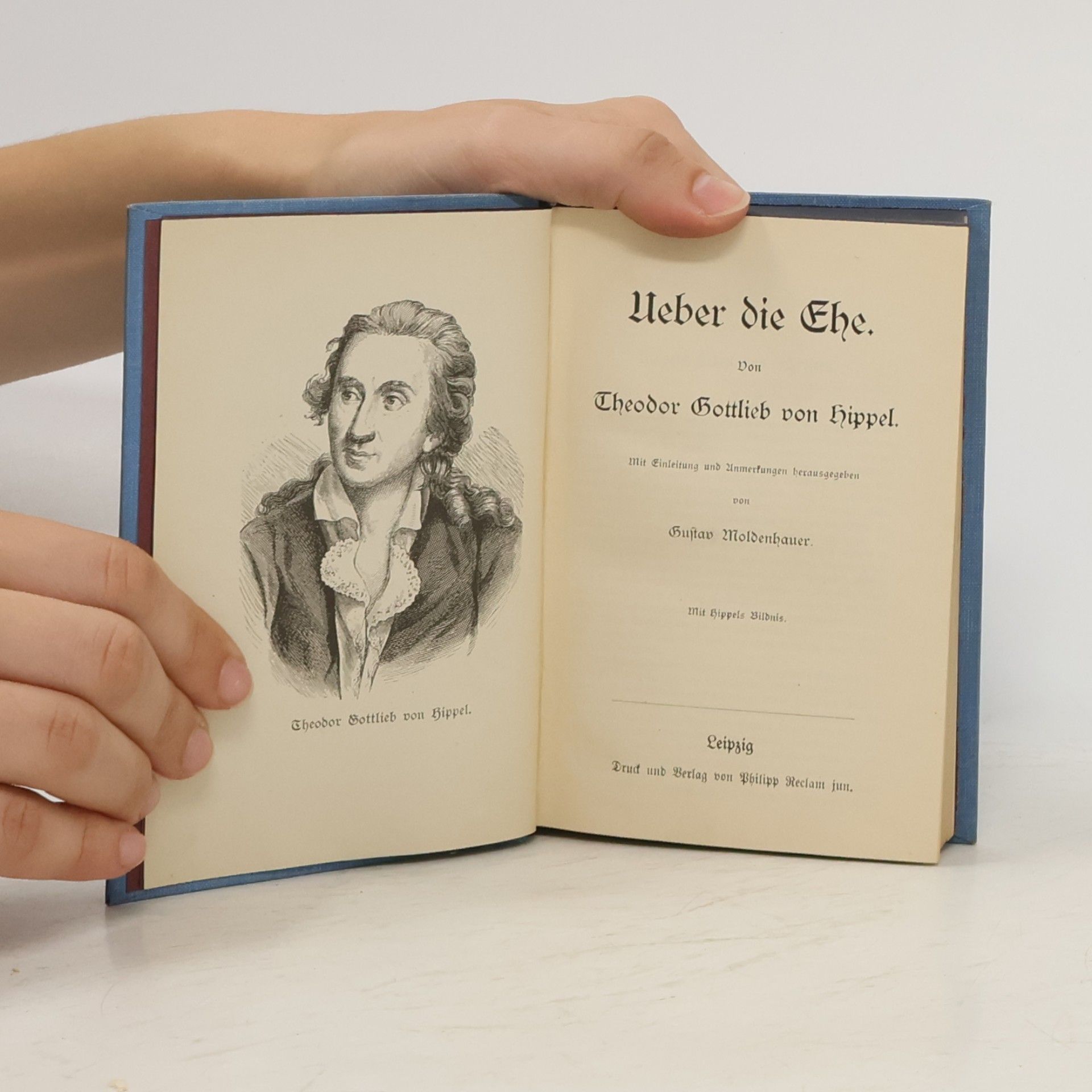 Theodor Gottlieb von Hippel the Elder Ueber die Ehe