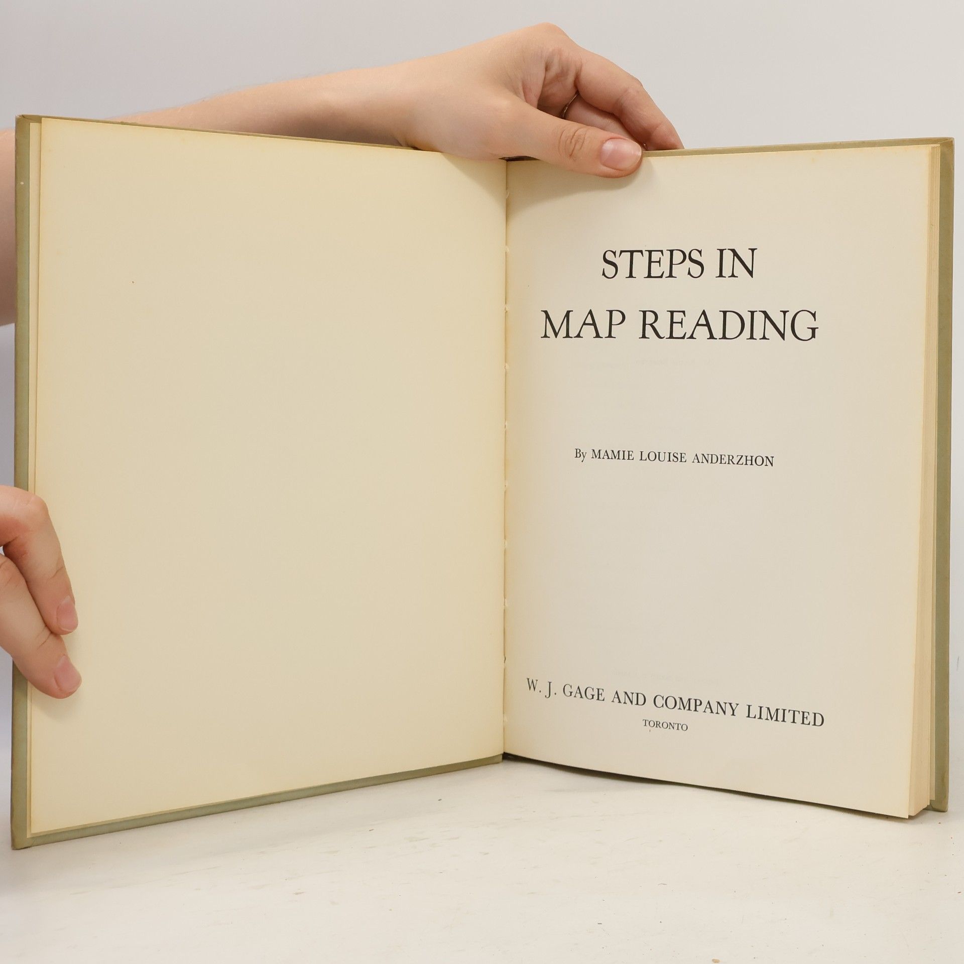 Mamie Louise Anderzhon Steps in Map Reading
