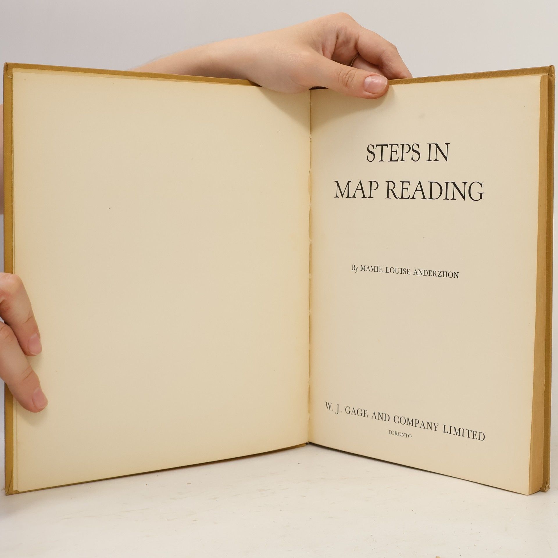 Mamie Louise Anderzhon Steps in map reading