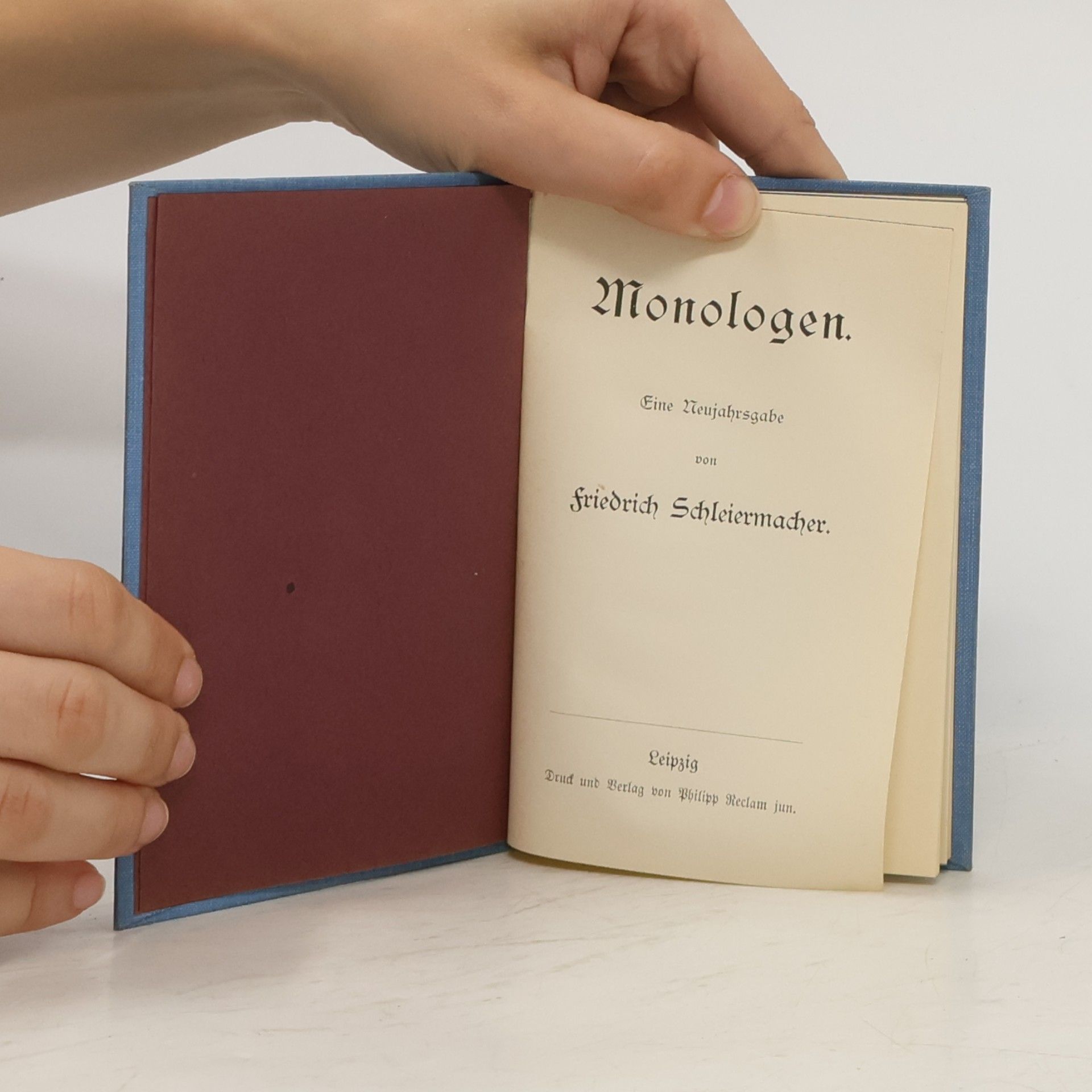 Friedrich Daniel Ernst Schleiermacher Monologen