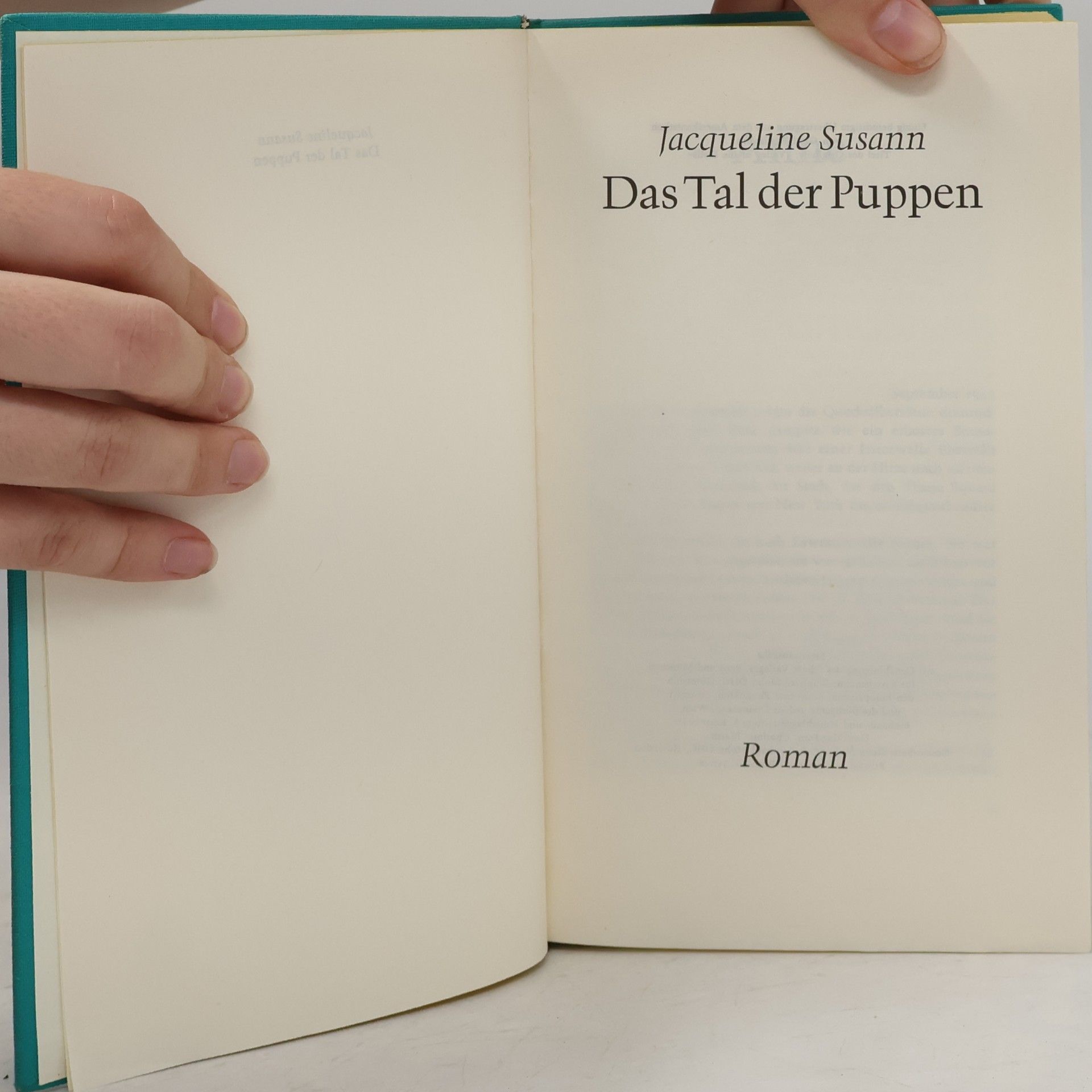 Jacqueline Susann Das Tal der Puppen