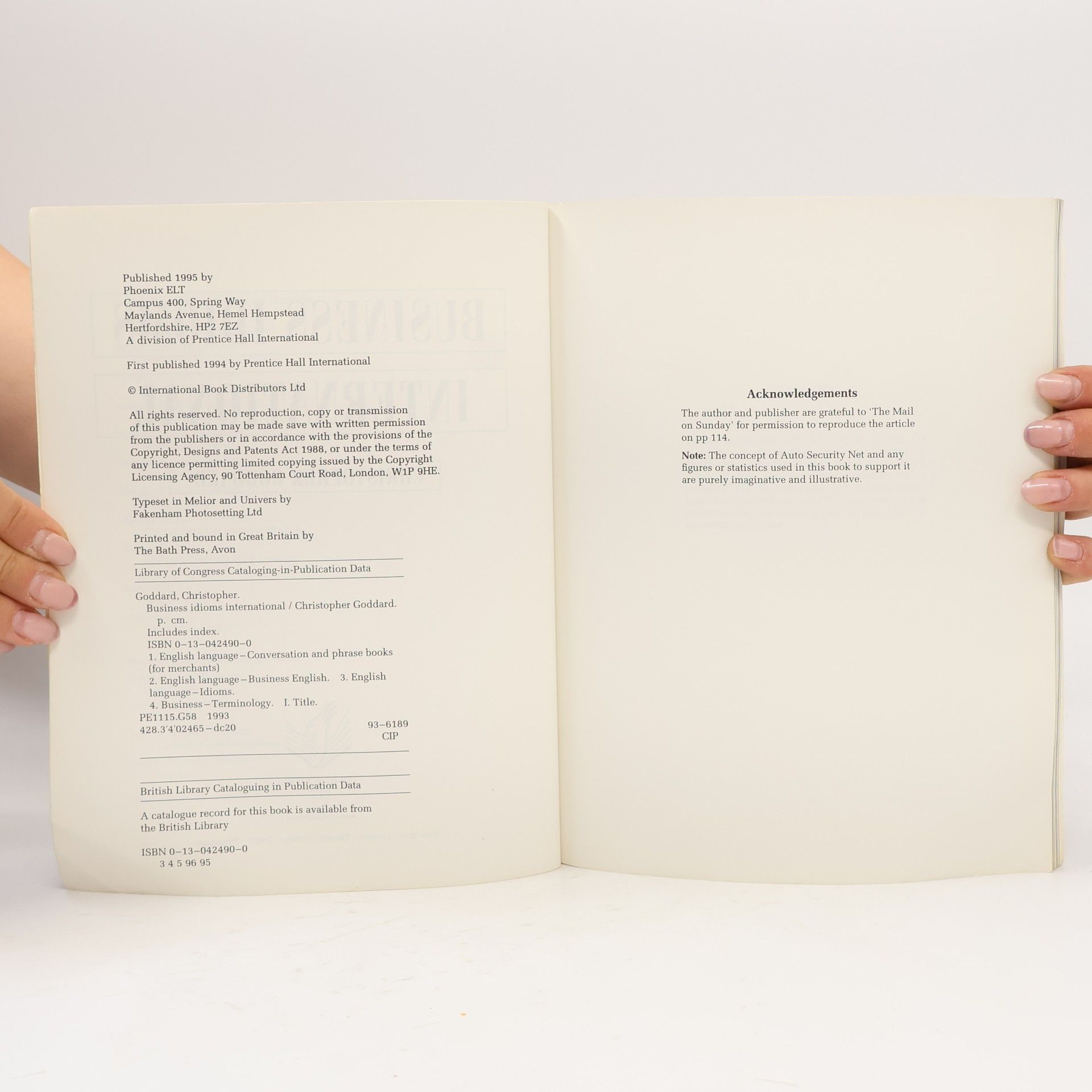 Christopher Goddard Business Idioms International