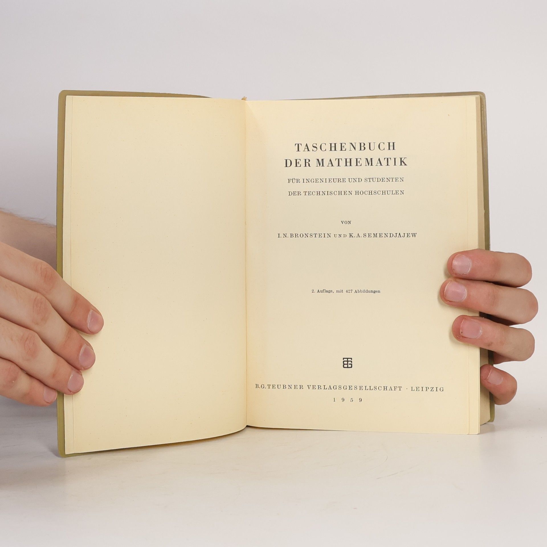 Konstantin A. Semendjaev Taschenbuch der Mathematik