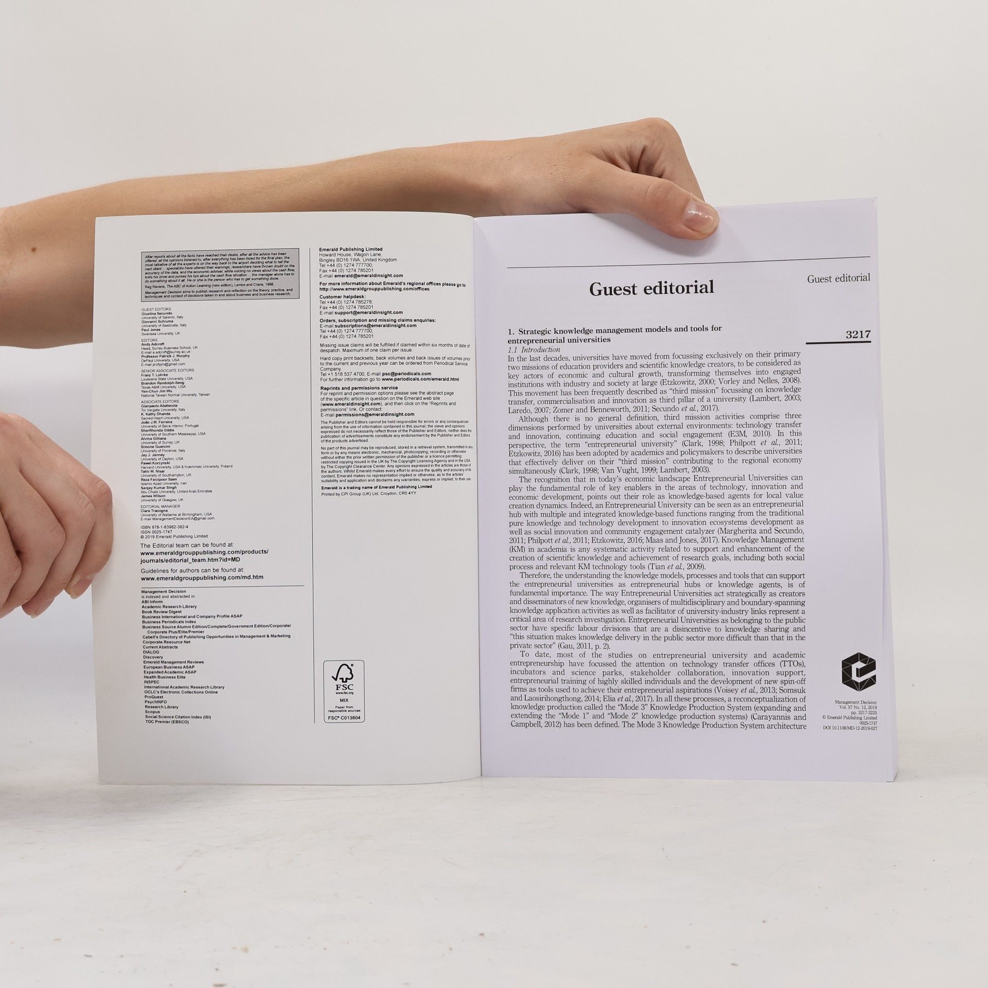 Giustina Secundo Management Decision Volume 57 Number 12 2019