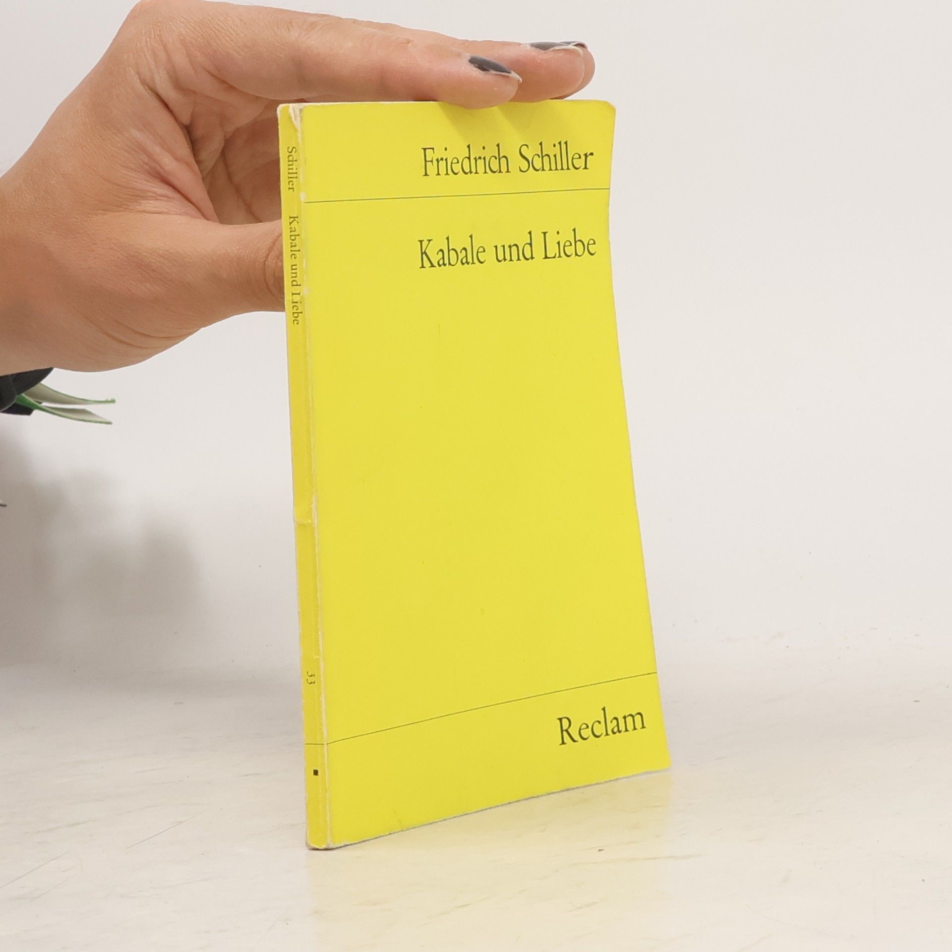 Friedrich Schiller Kabale und Liebe