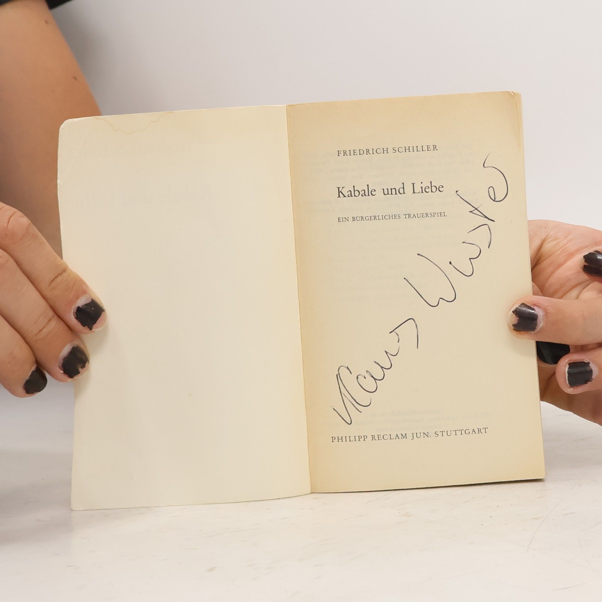 Friedrich Schiller Kabale und Liebe