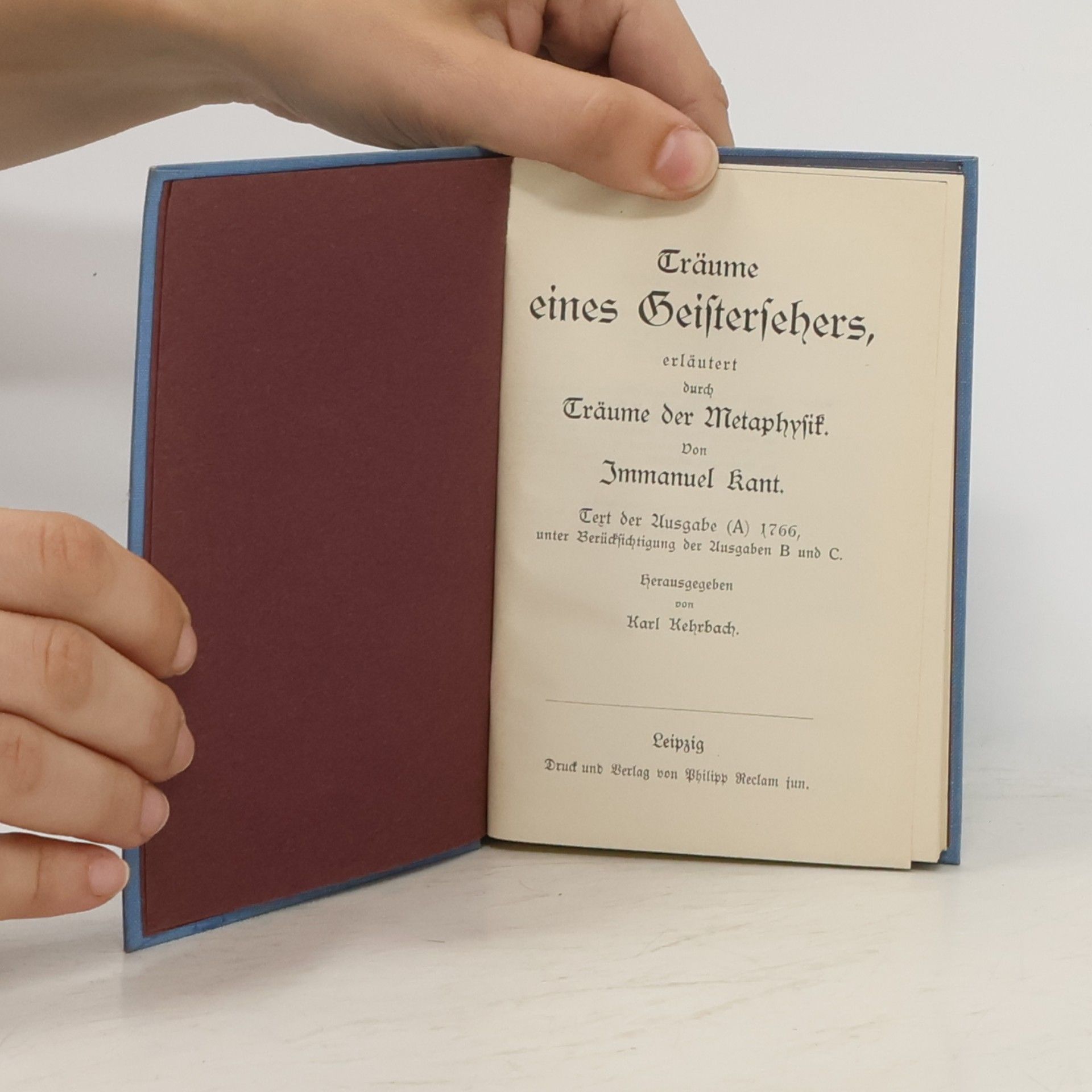 Immanuel Kant Träume eines Geistersehers