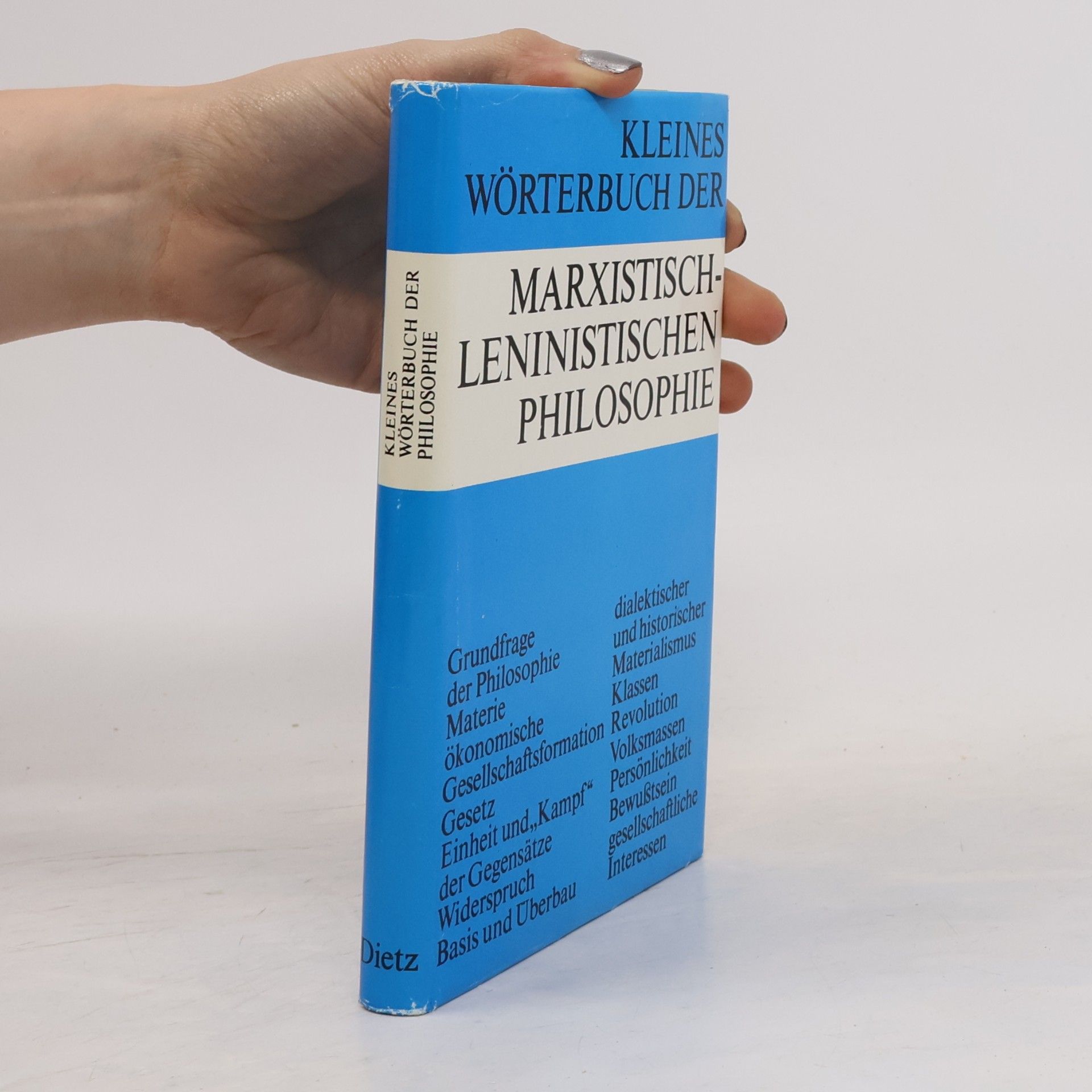 Manfred Buhr Kleines wőrterbuch der Marxistisch-Leninistischen Philosophie