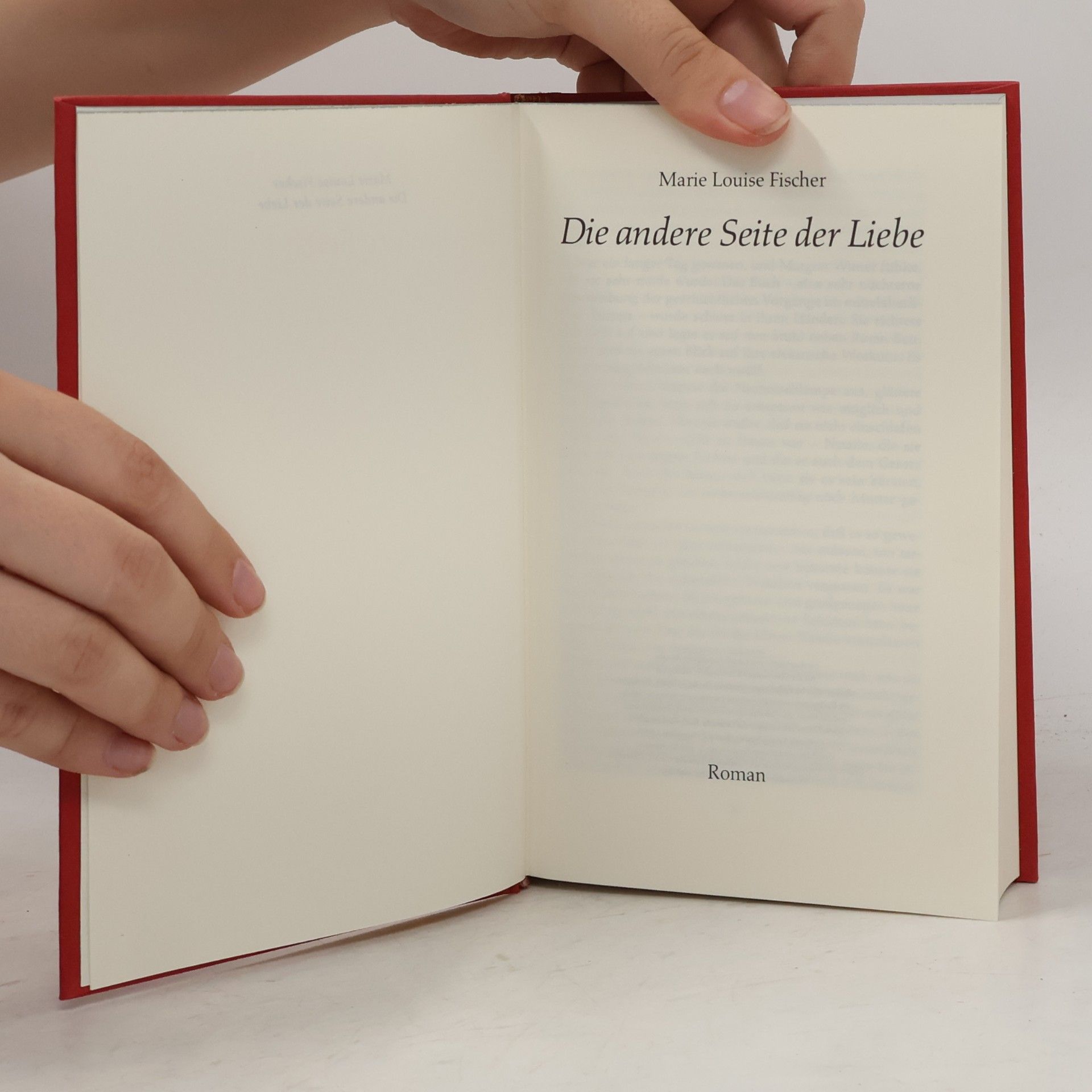 Marie Louise Fischer Die andere Seite der Liebe