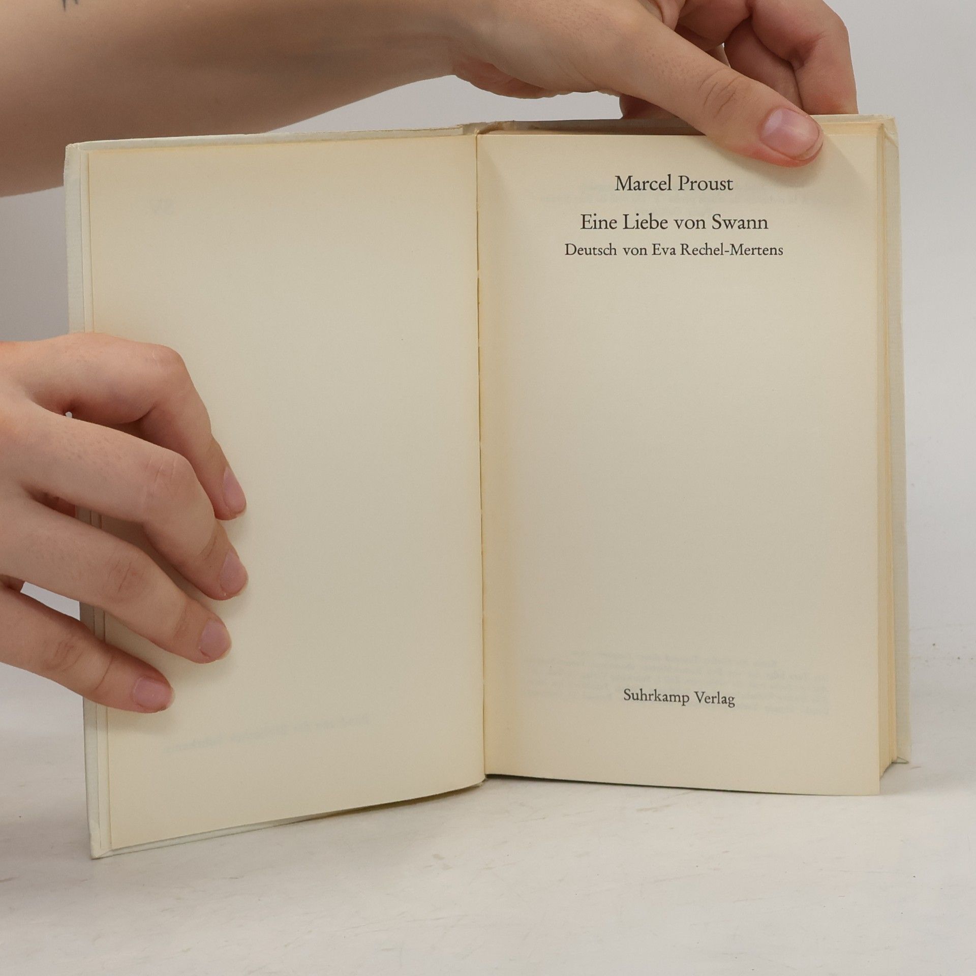 Marcel Proust Eine Liebe von Swann