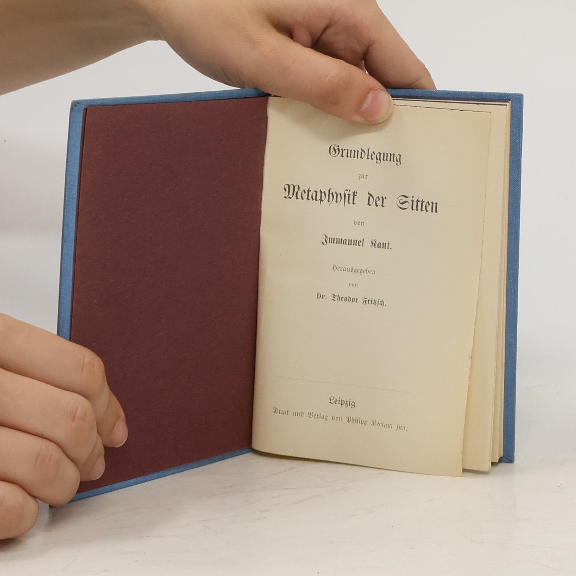 Immanuel Kant Grundlegung zur Metaphysik der Sitten
