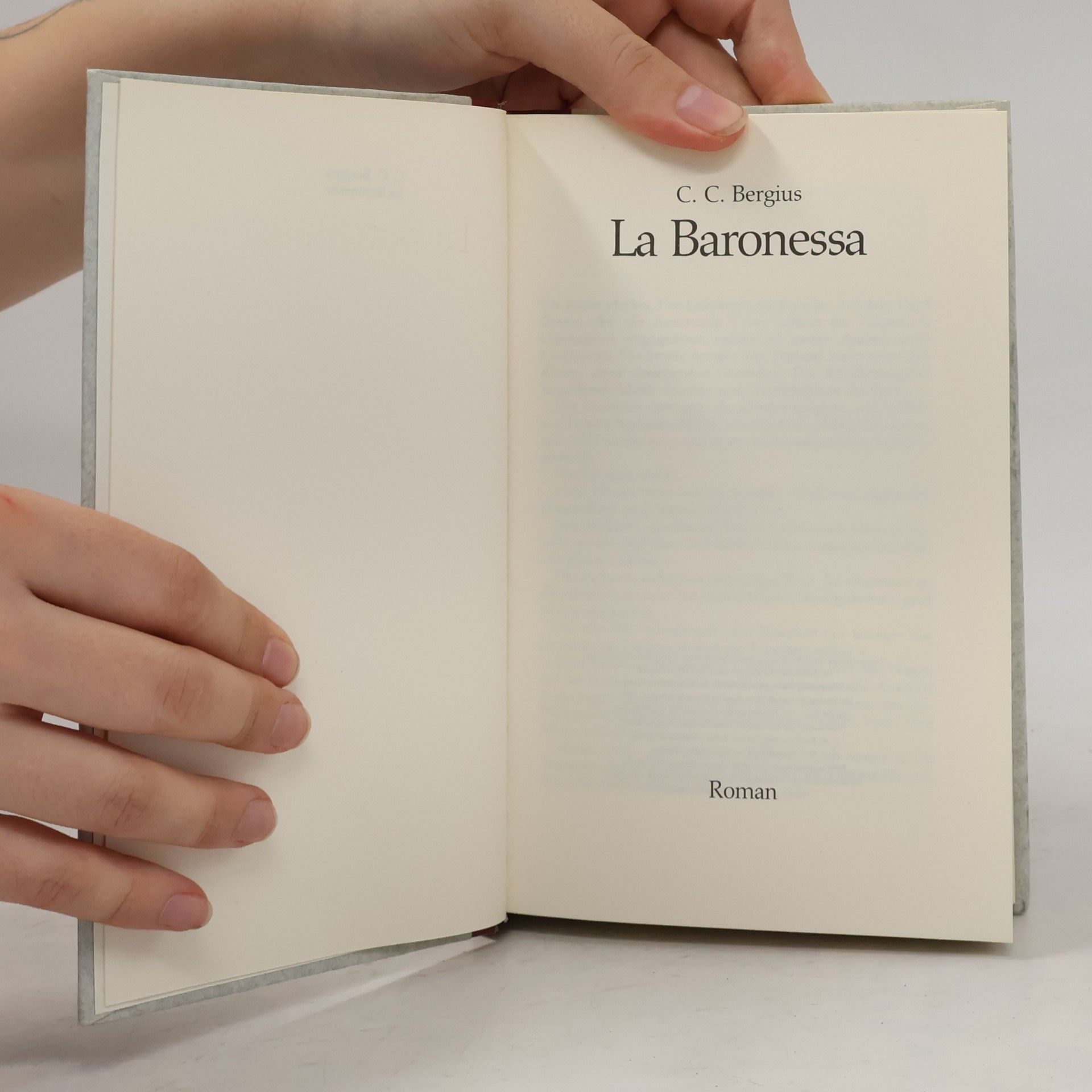 C. C. Bergius La Baronessa