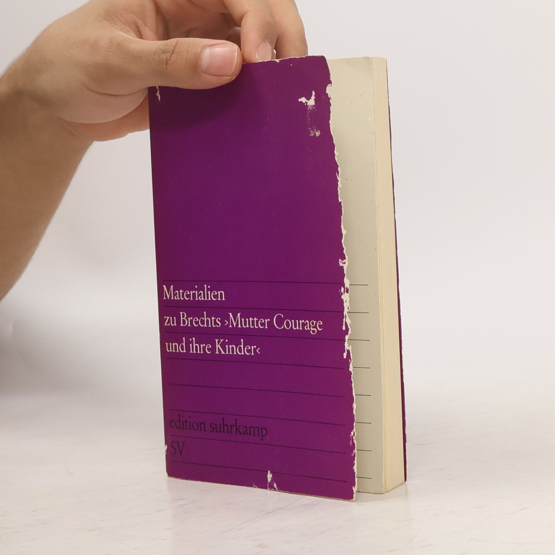 Bertolt Brecht Materialien Zu Brechts "Mutter Courage und Ihre Kinder."