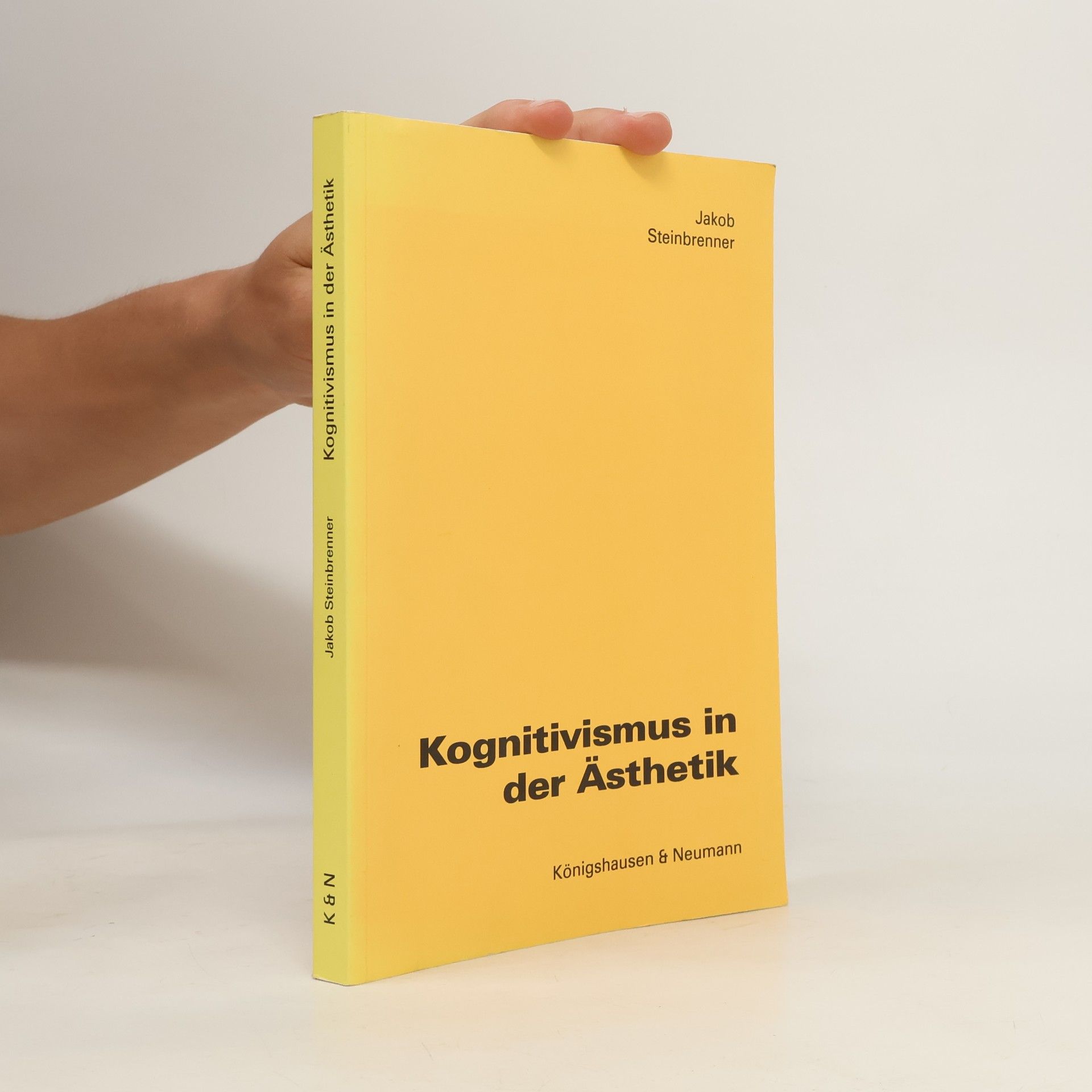 Jakob Steinbrenner Epistemata: Kognitivismus in der Ästhetik