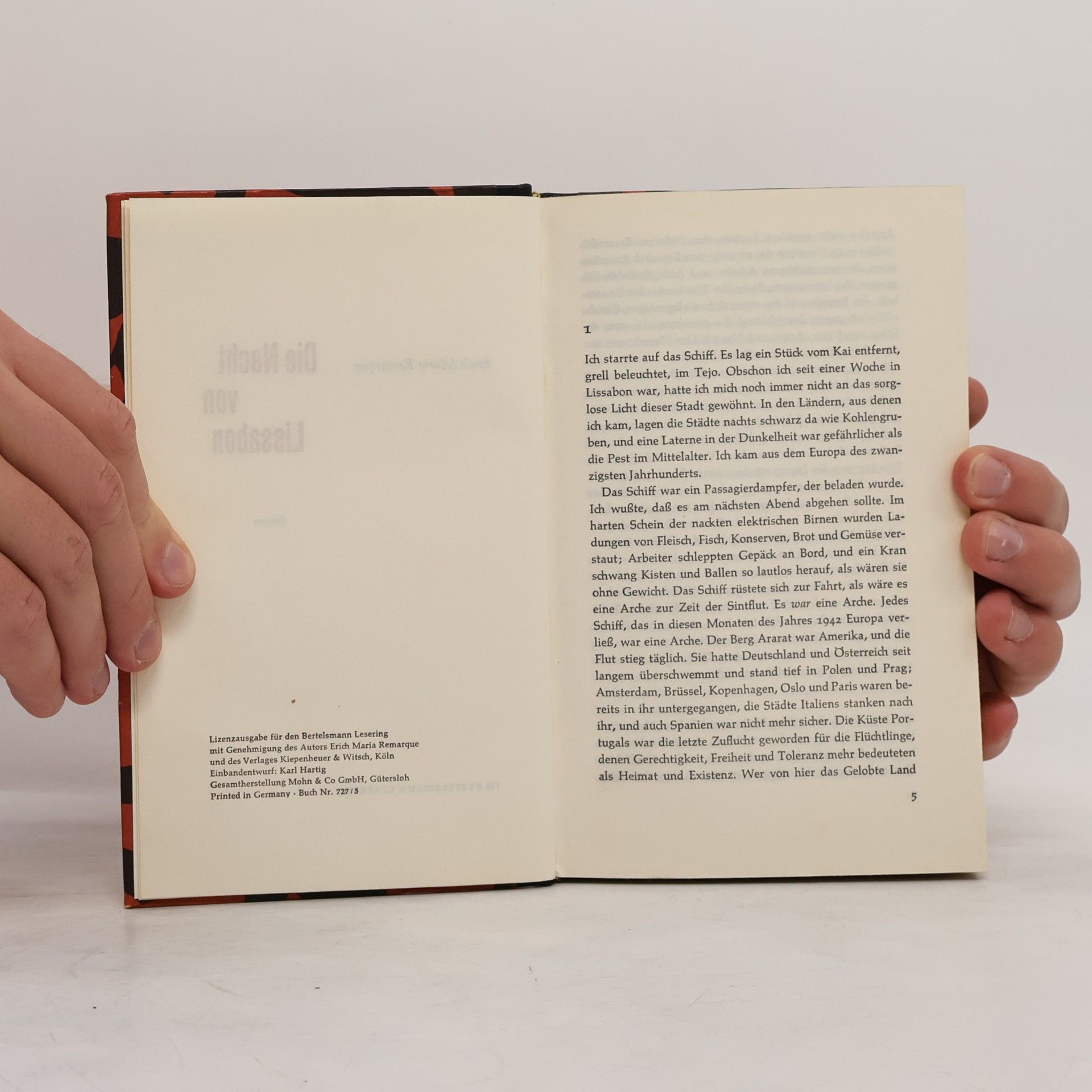 Erich Maria Remarque Die Nacht von Lissabon