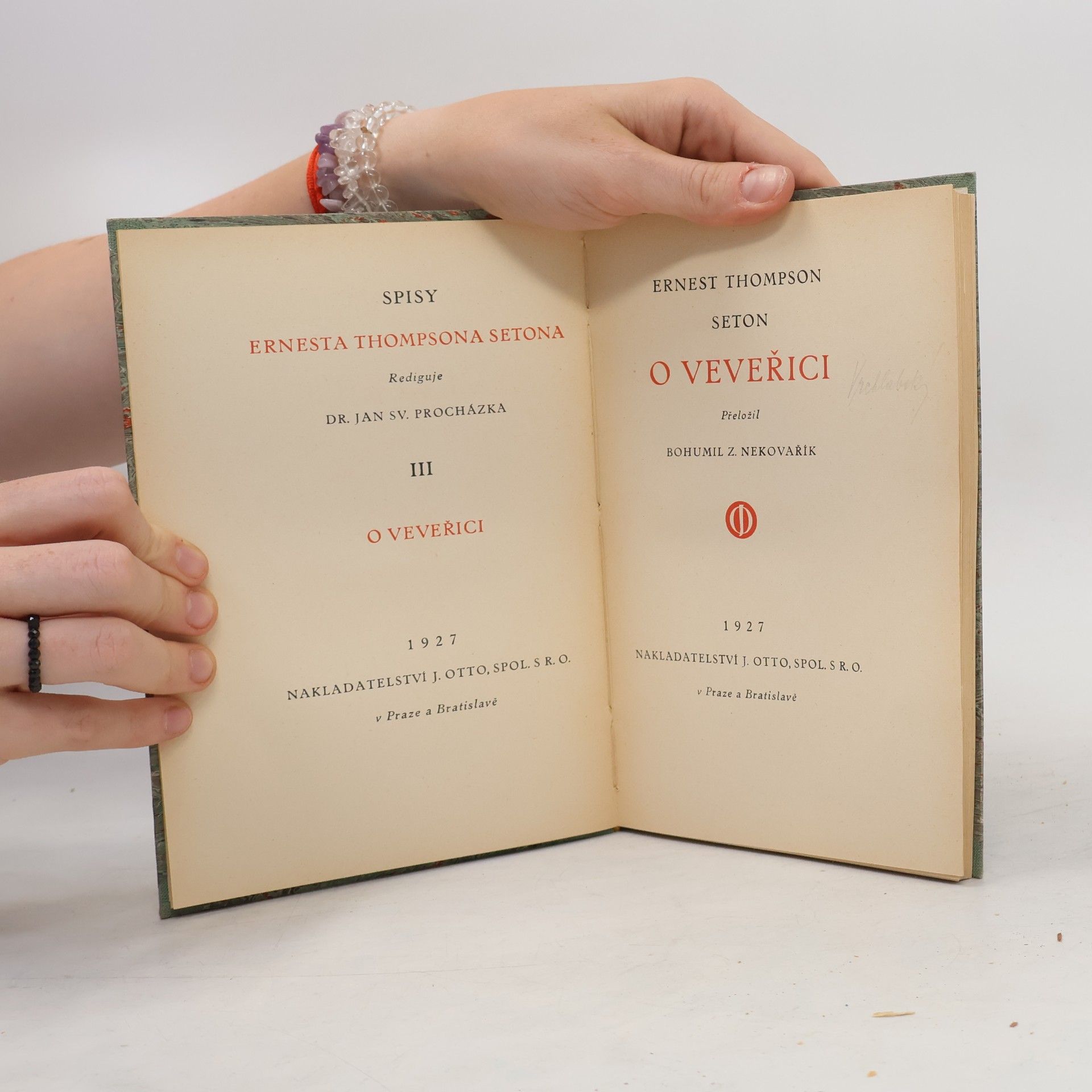 Ernest Thompson Seton O veveřici