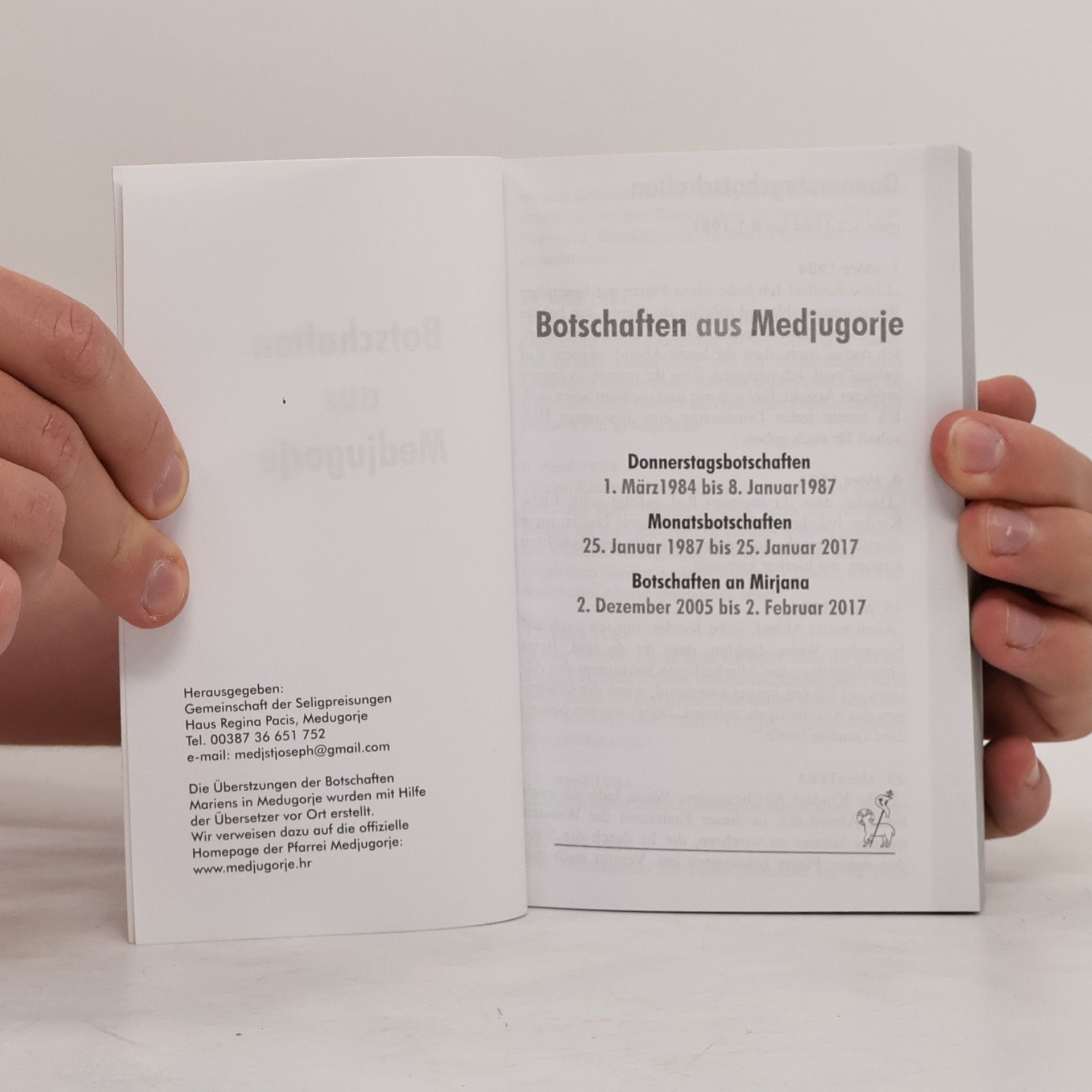kolektiv Medjugorje. Botschaften aus Medjugorje 1984 - 2017