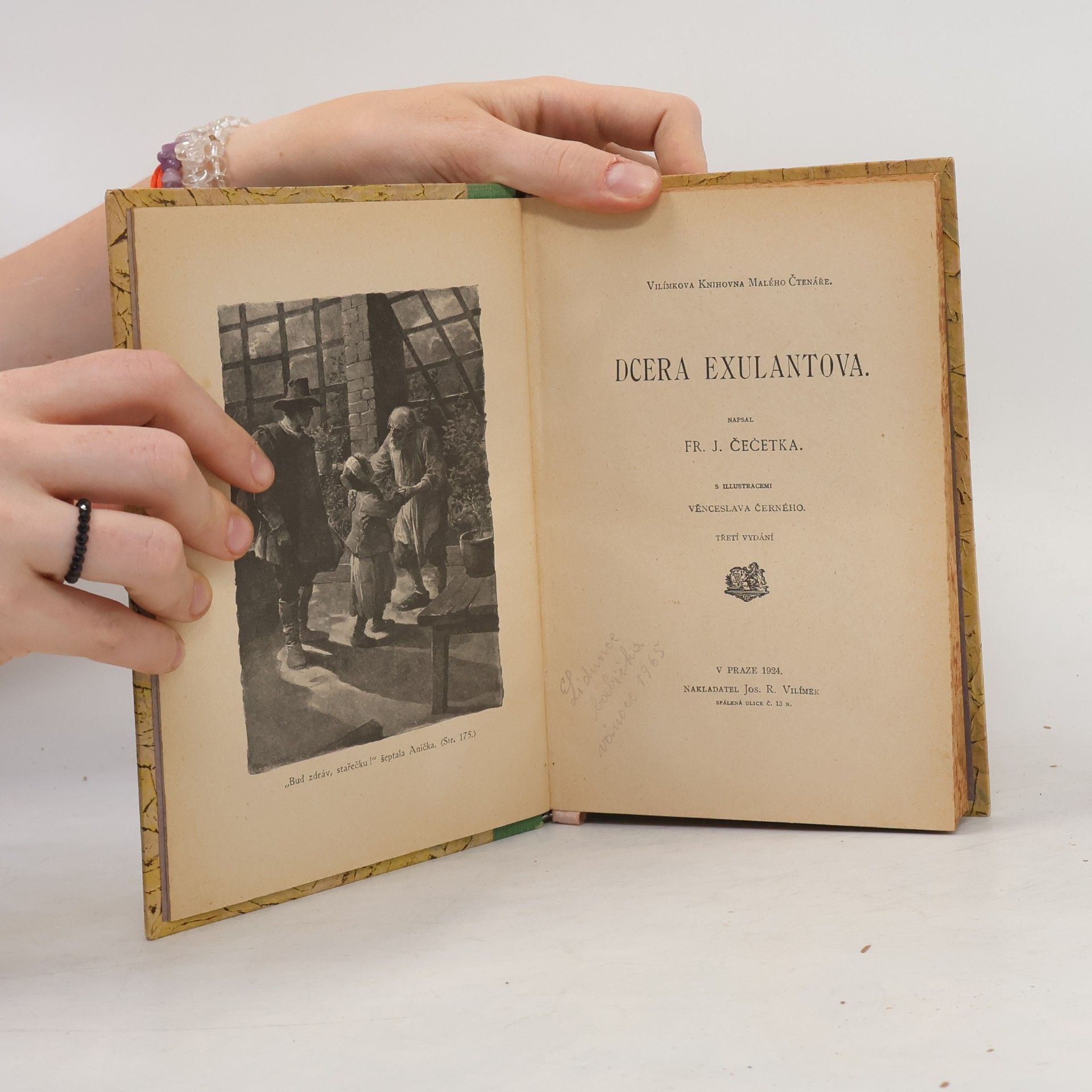 František Josef Čečetka Dcera exulantova