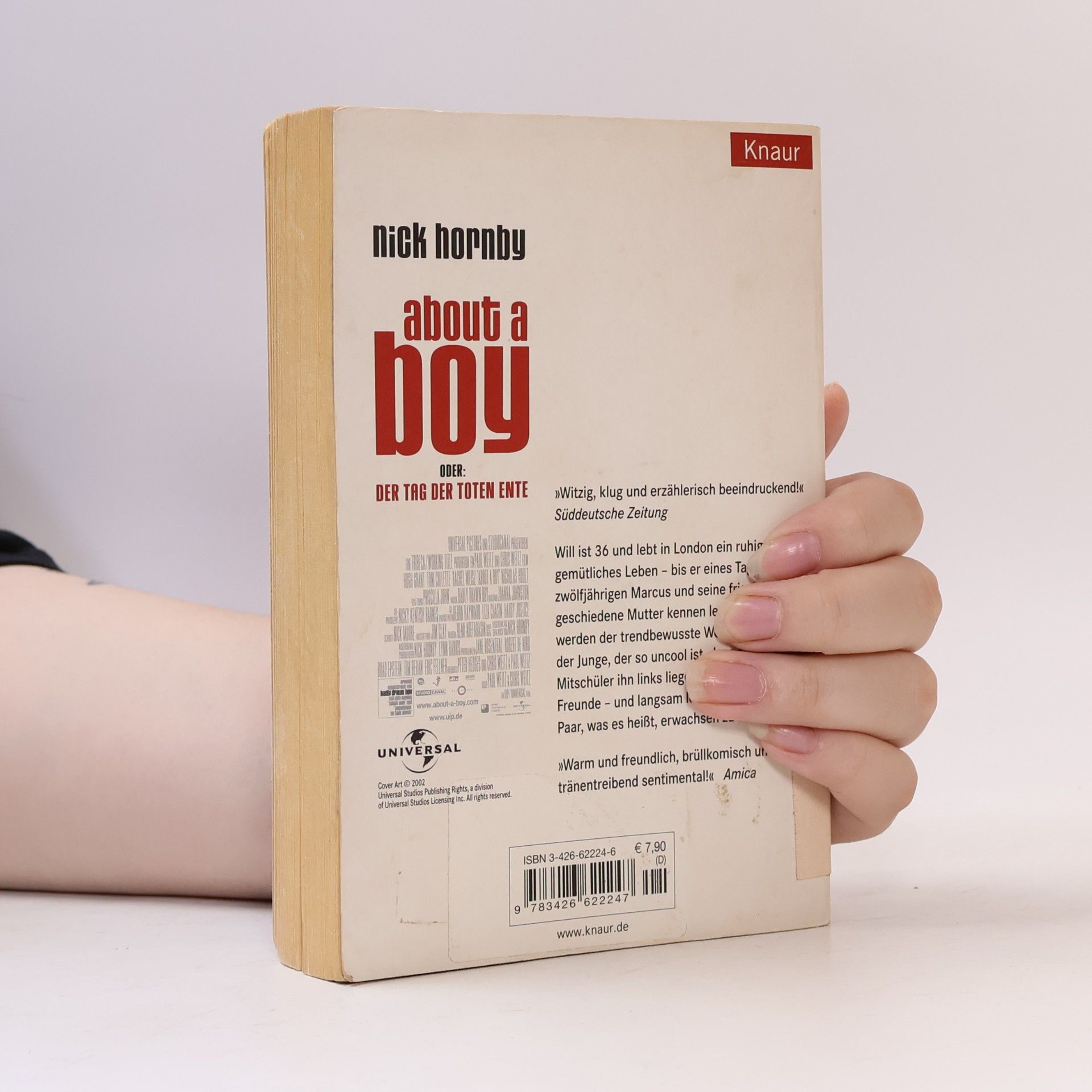 Nick Hornby About a boy. Der Tag der Toten Ente.