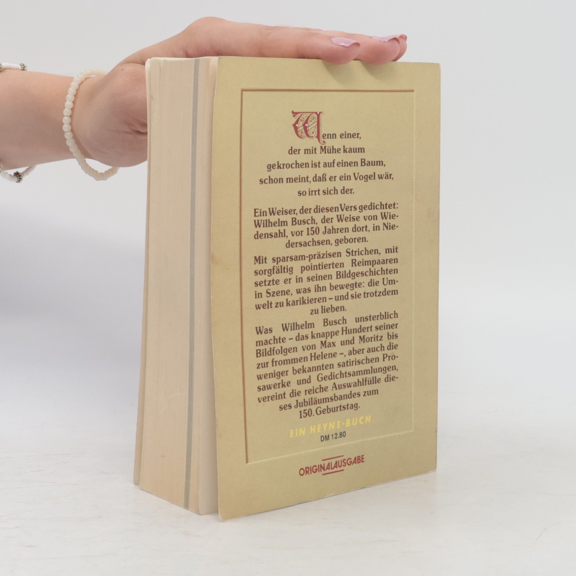 Wilhelm Busch Das grosse Wilhelm-Busch-Lesebuch
