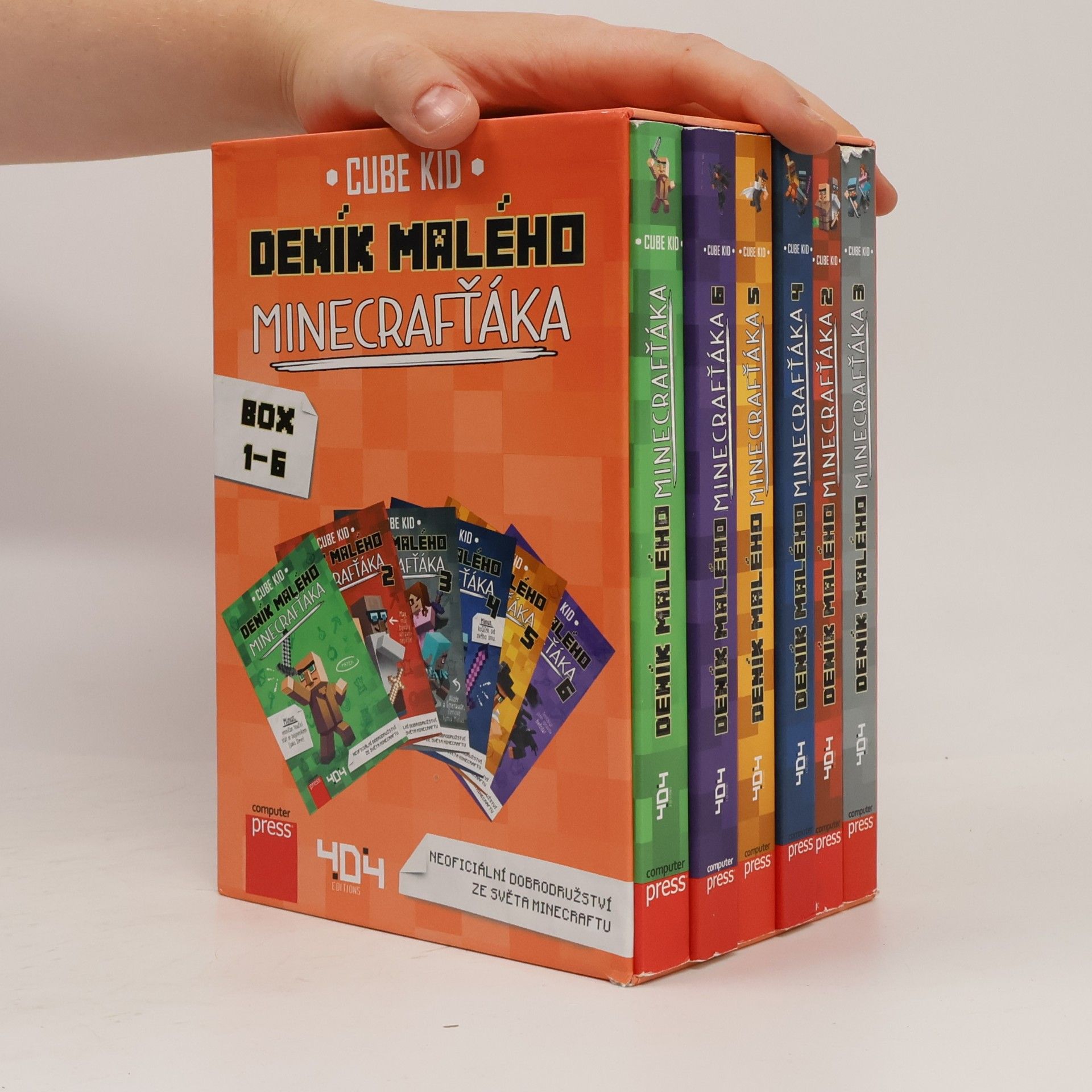 Cube Kid Deník malého Minecrafťáka BOX 1-6