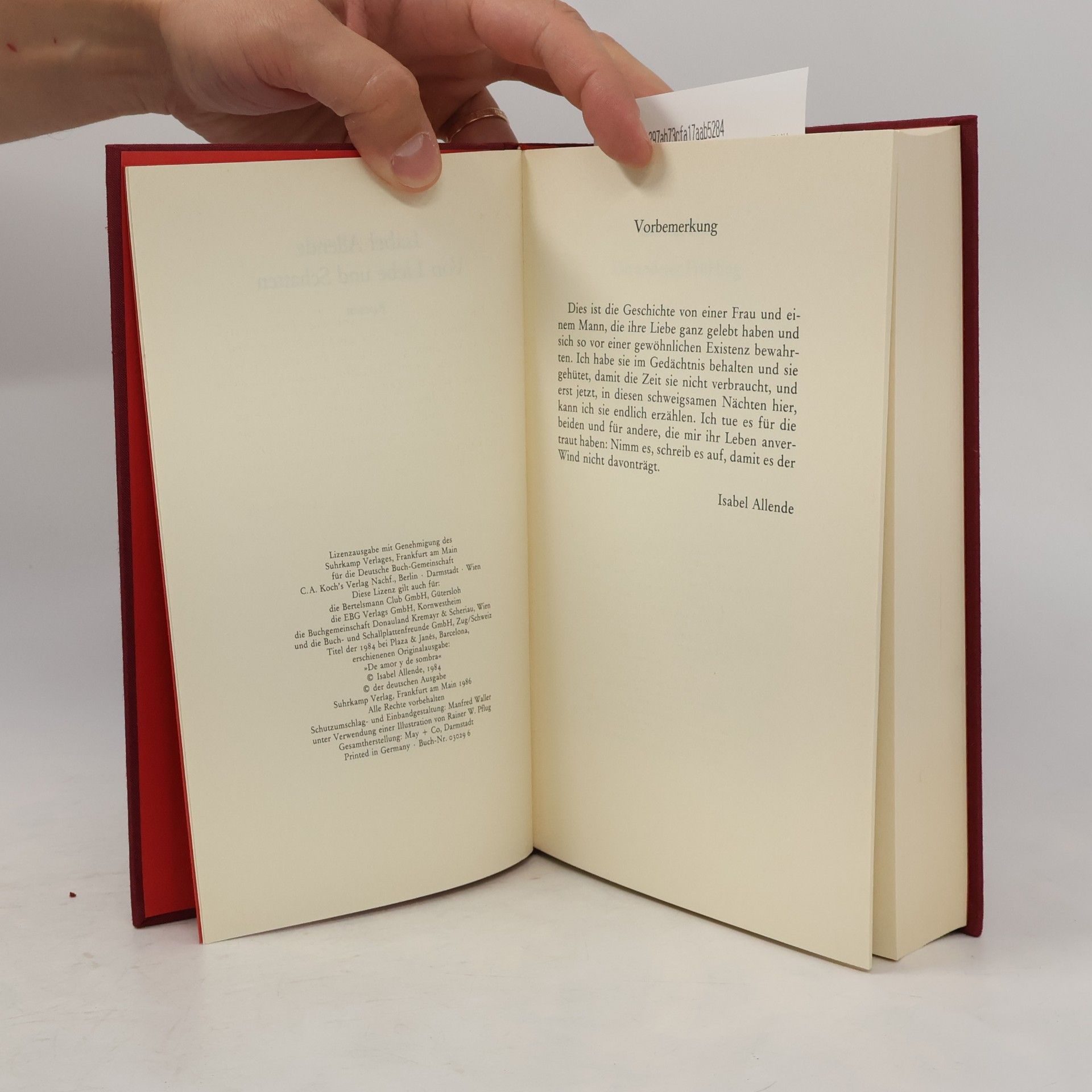 Isabel Allende Von Liebe und Schatten