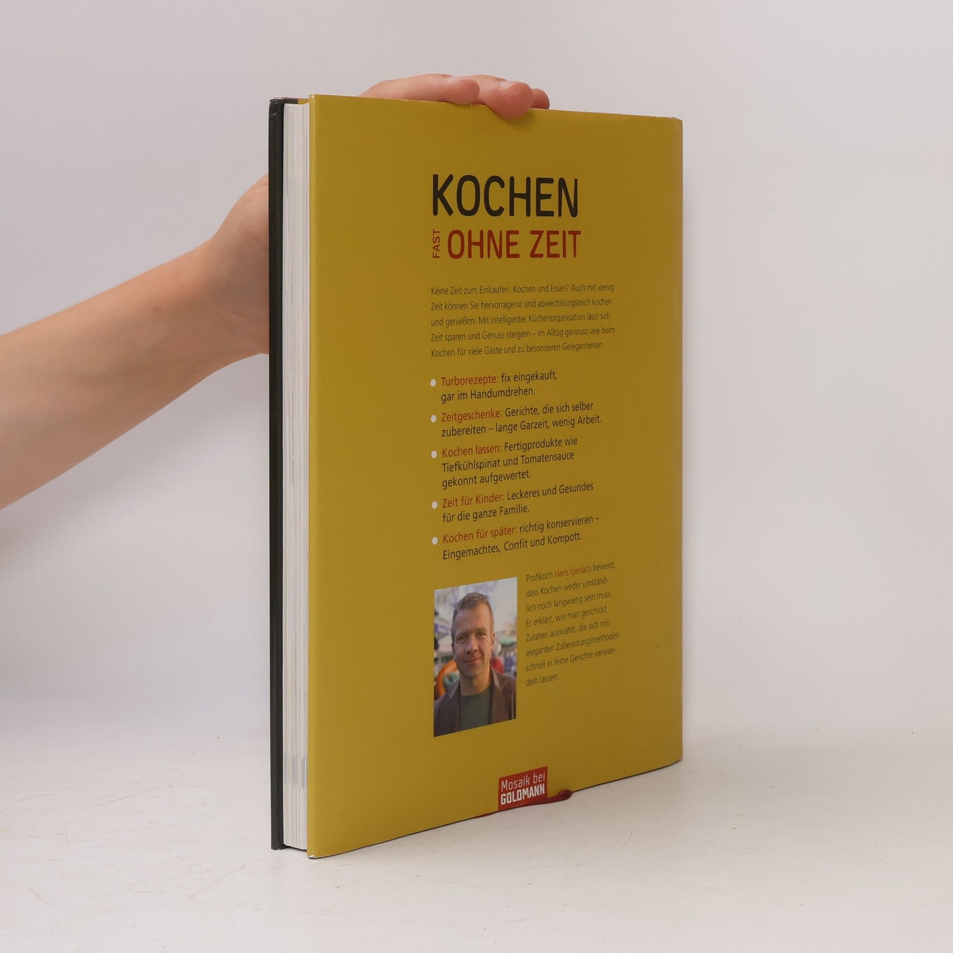 Hans-Martin Gerlach Kochen fast ohne Zeit