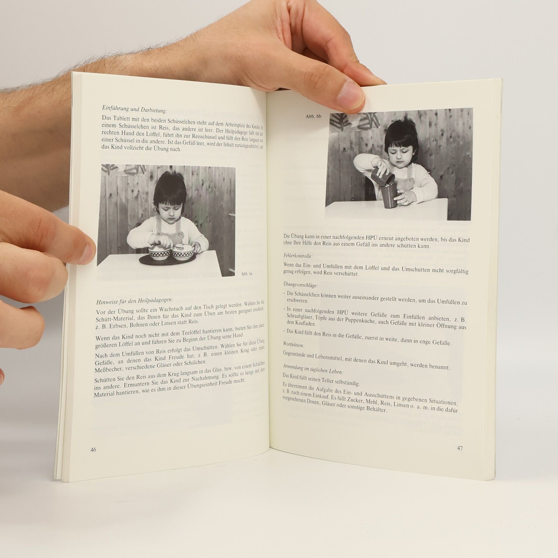 Clara Maria von Oy Montessori-Material zur Förderung des entwicklungsgestörten und des behinderten Kindes
