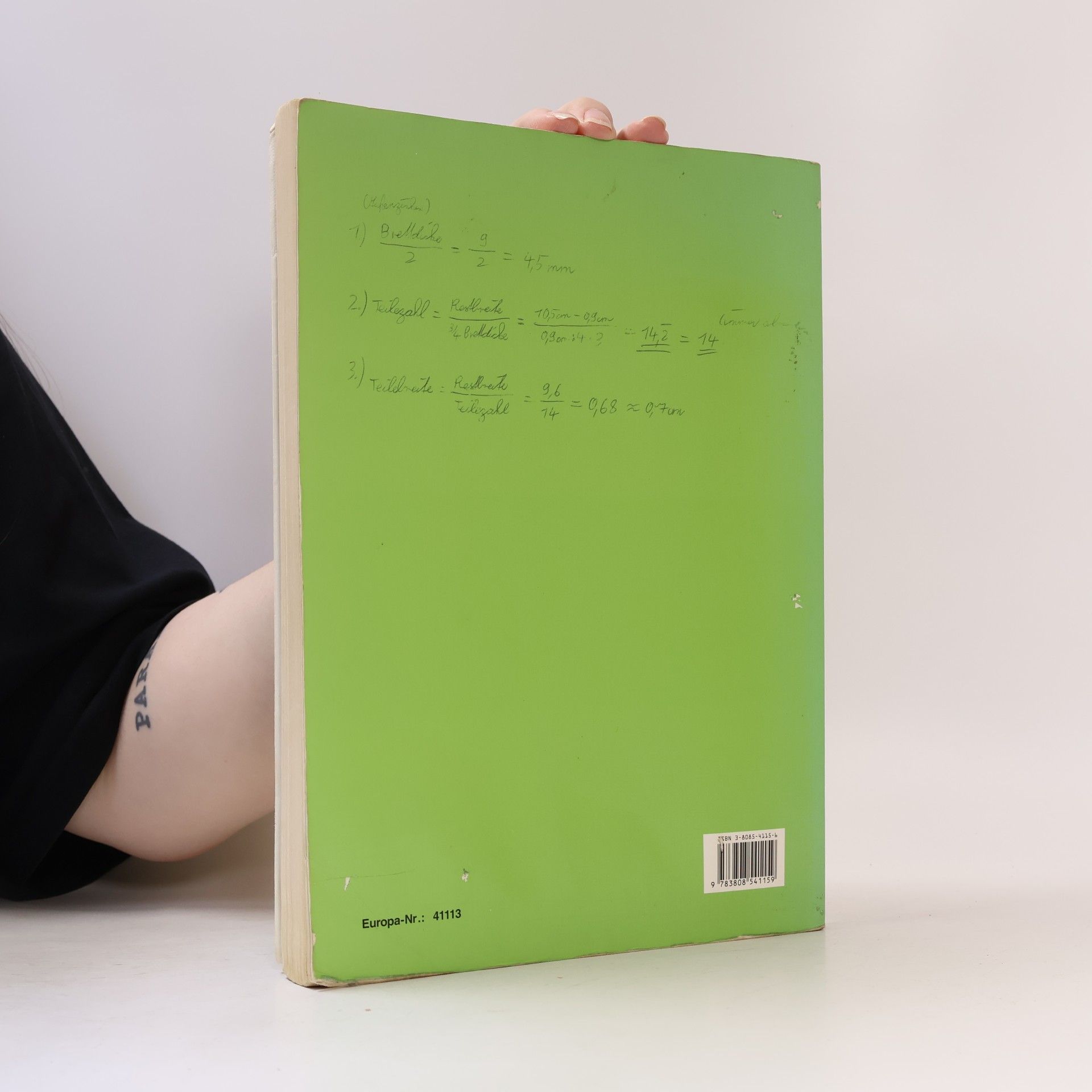 Walter Ehrmann Holztechnik, Konstruktion und Arbeitsplanung - Hauptbd.