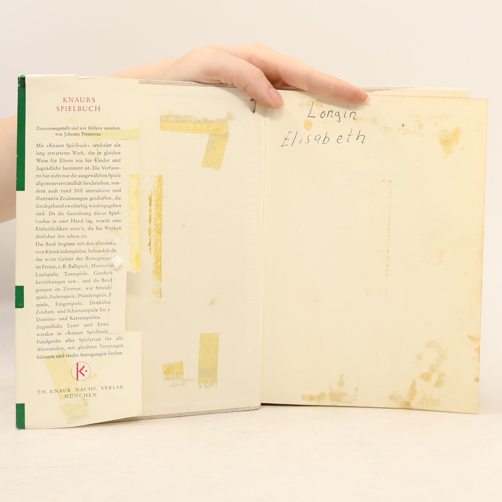 Various authors Knaurs Spielbuch