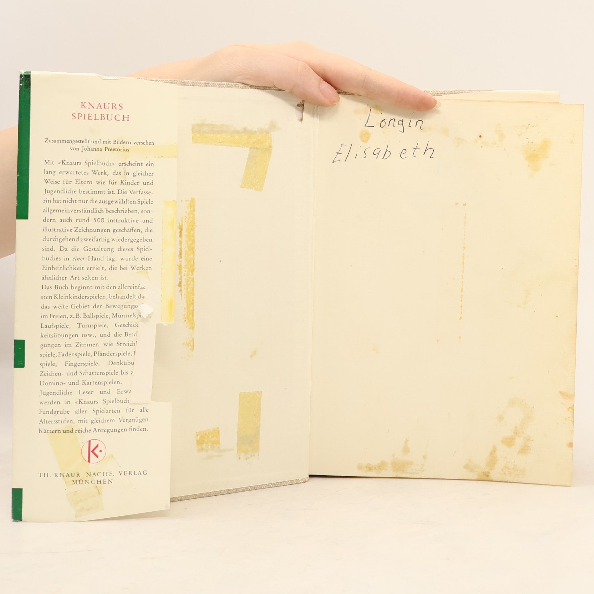 Various authors Knaurs Spielbuch