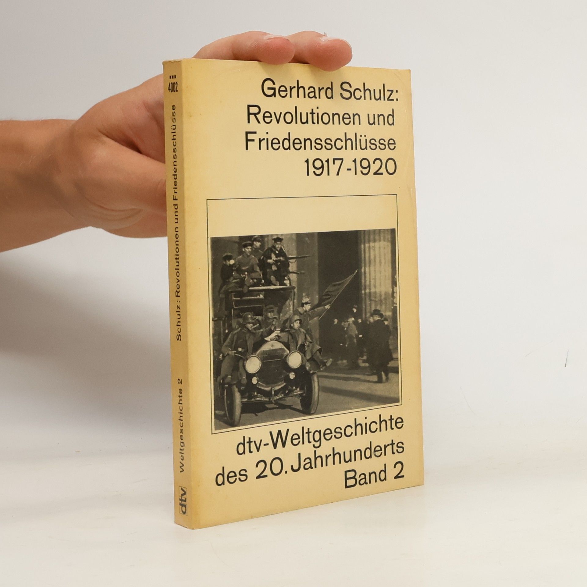 Gerhard Schulz Revolutionen und Friedensschlüsse 1917-1920. Band 2
