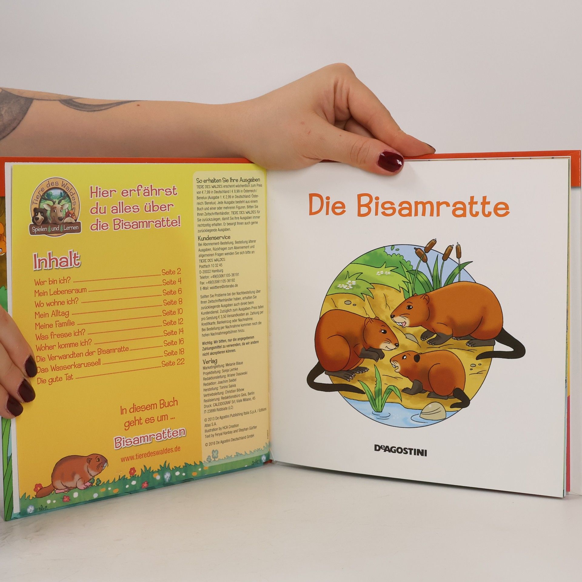 AA.VV. Leben am Waldrand 28. Die Bisamratte