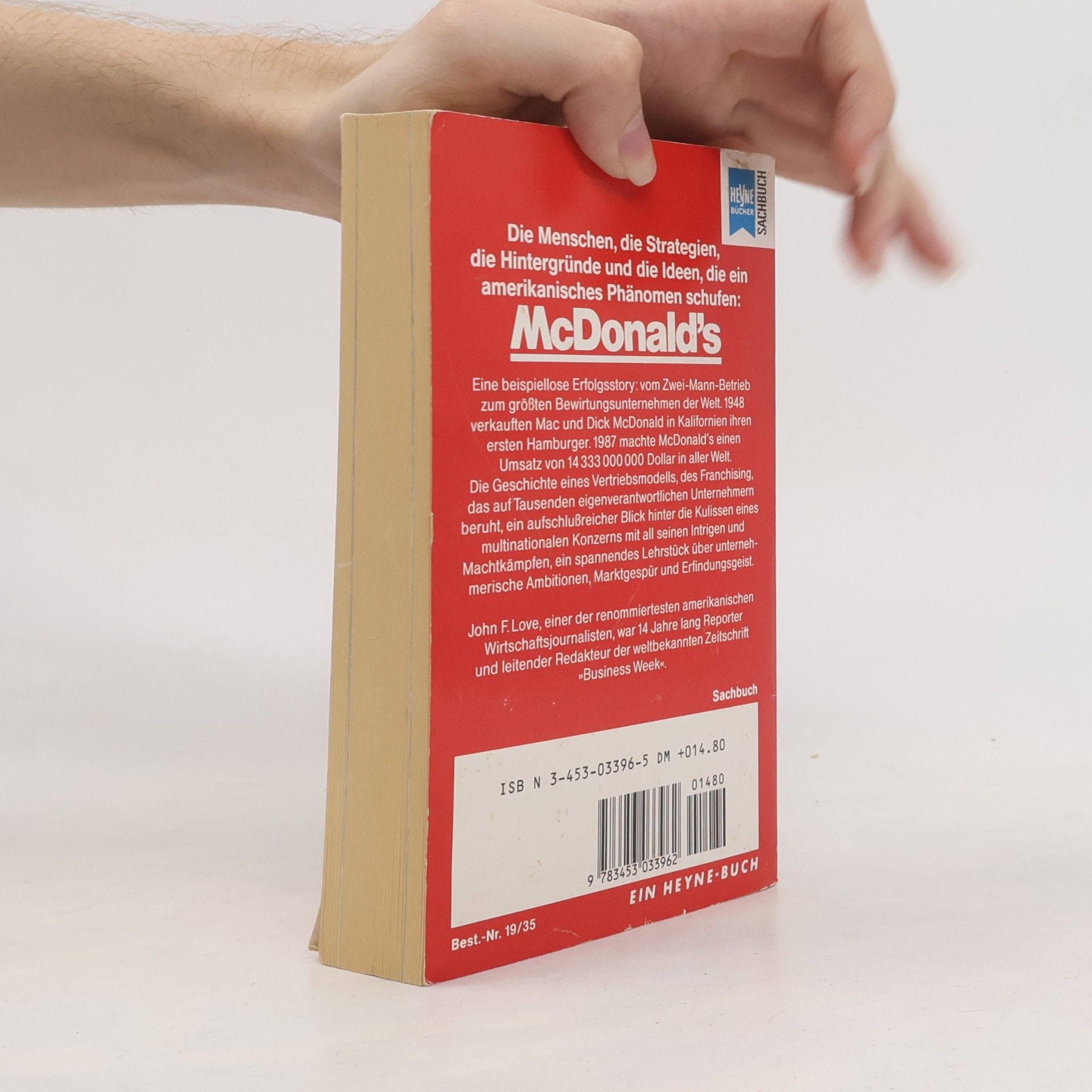 John F. Love Die McDonald's-Story