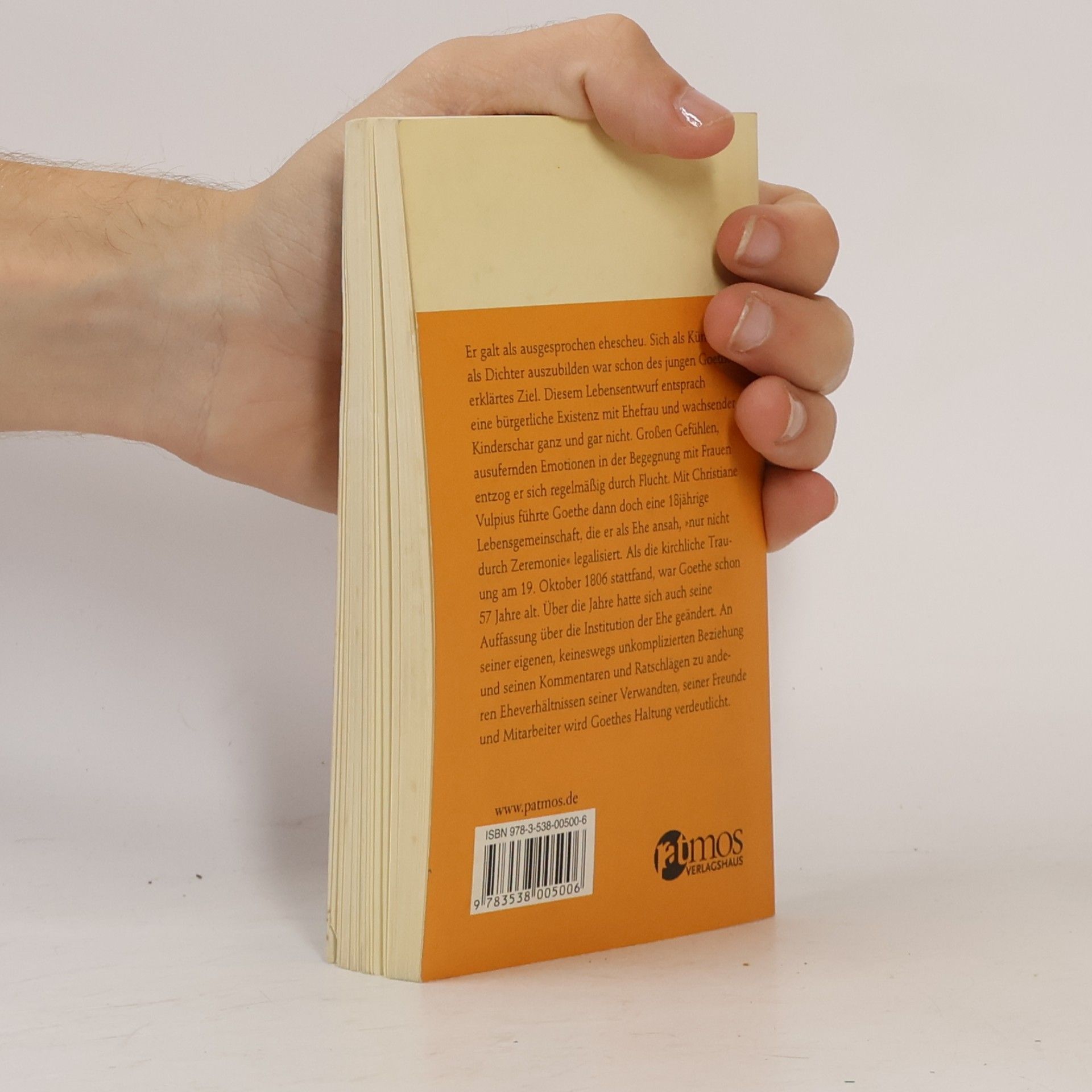 Jochen Klauß Goethe und die Ehe