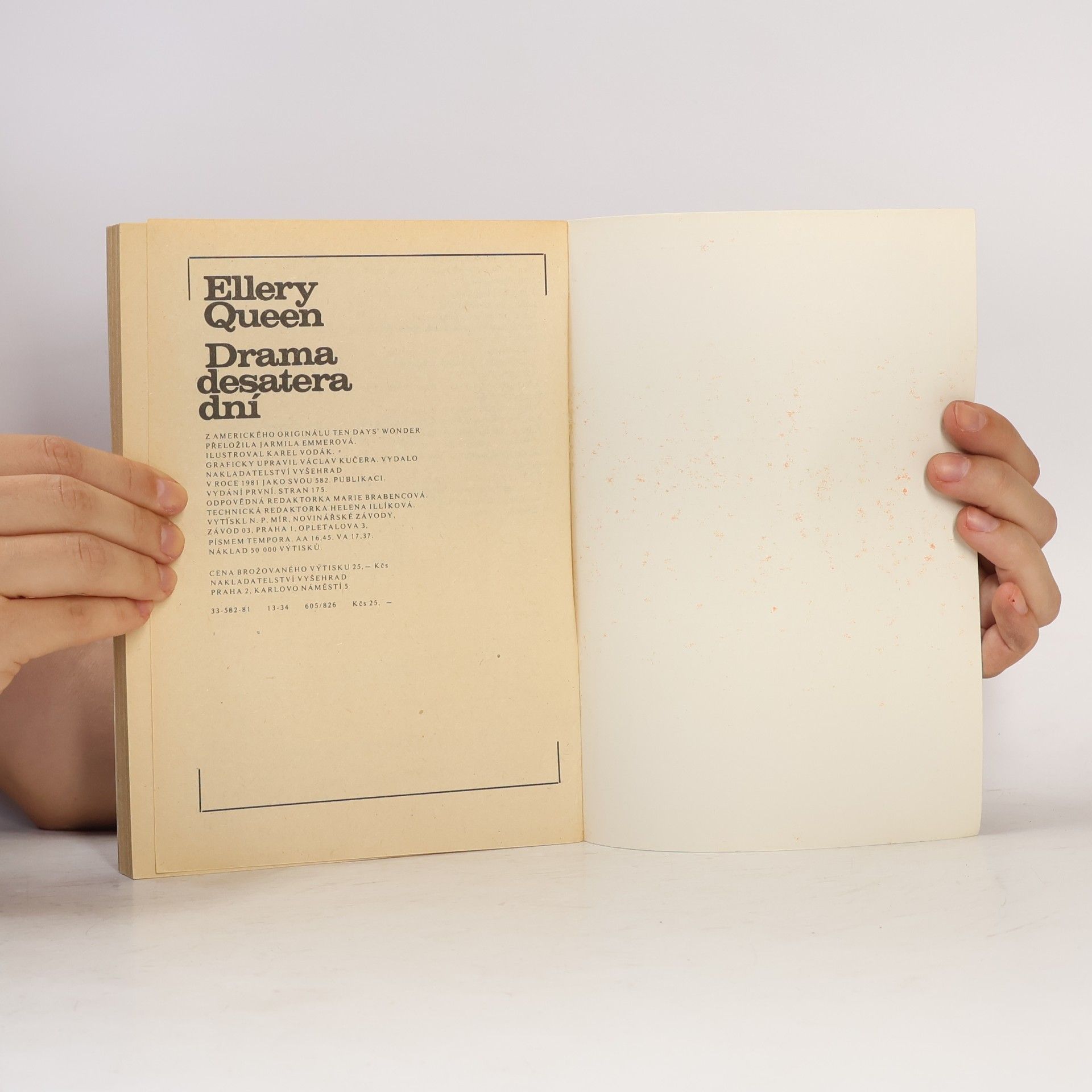 Ellery Queen Drama desatera dní