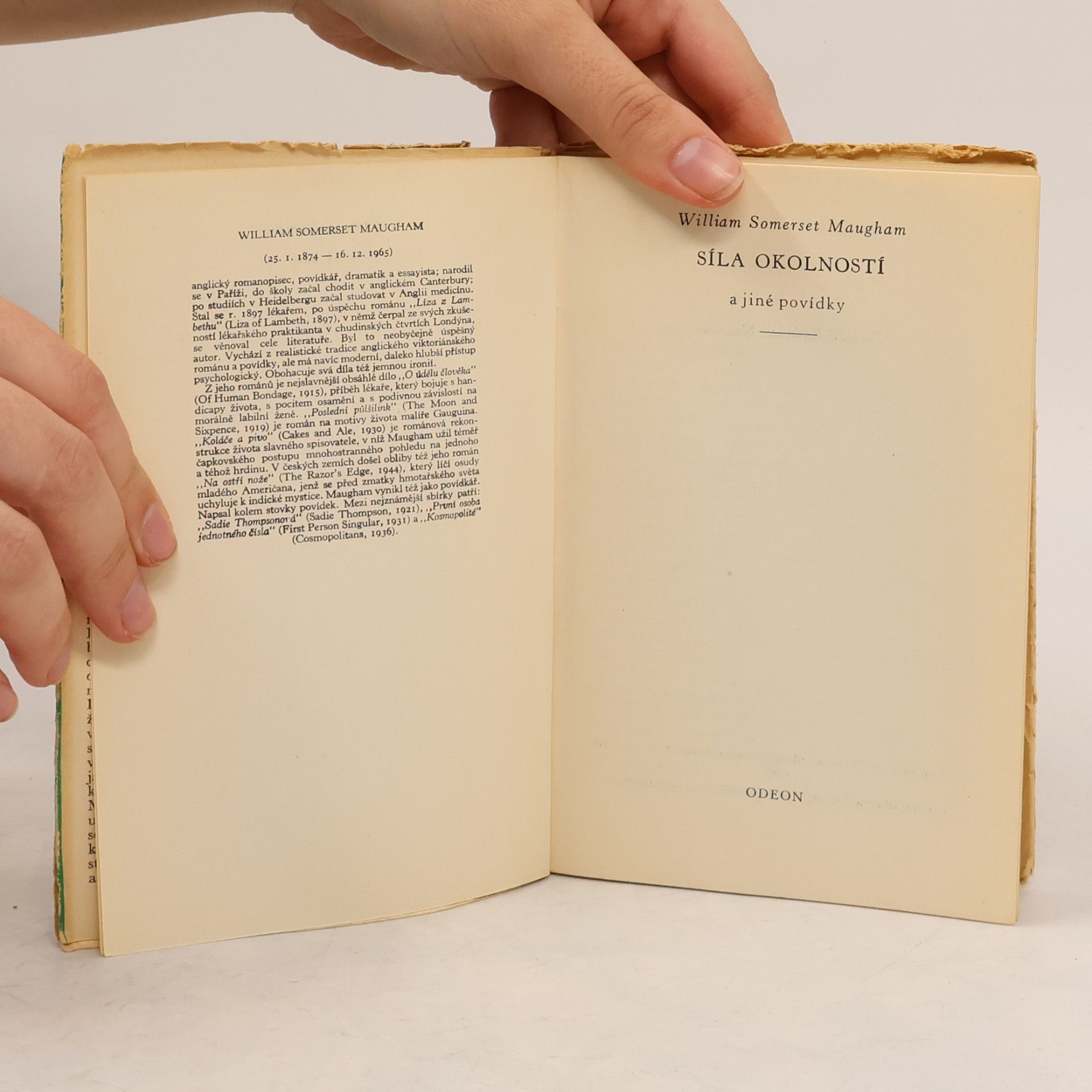 William Somerset Maugham Síla okolností a jiné povídky