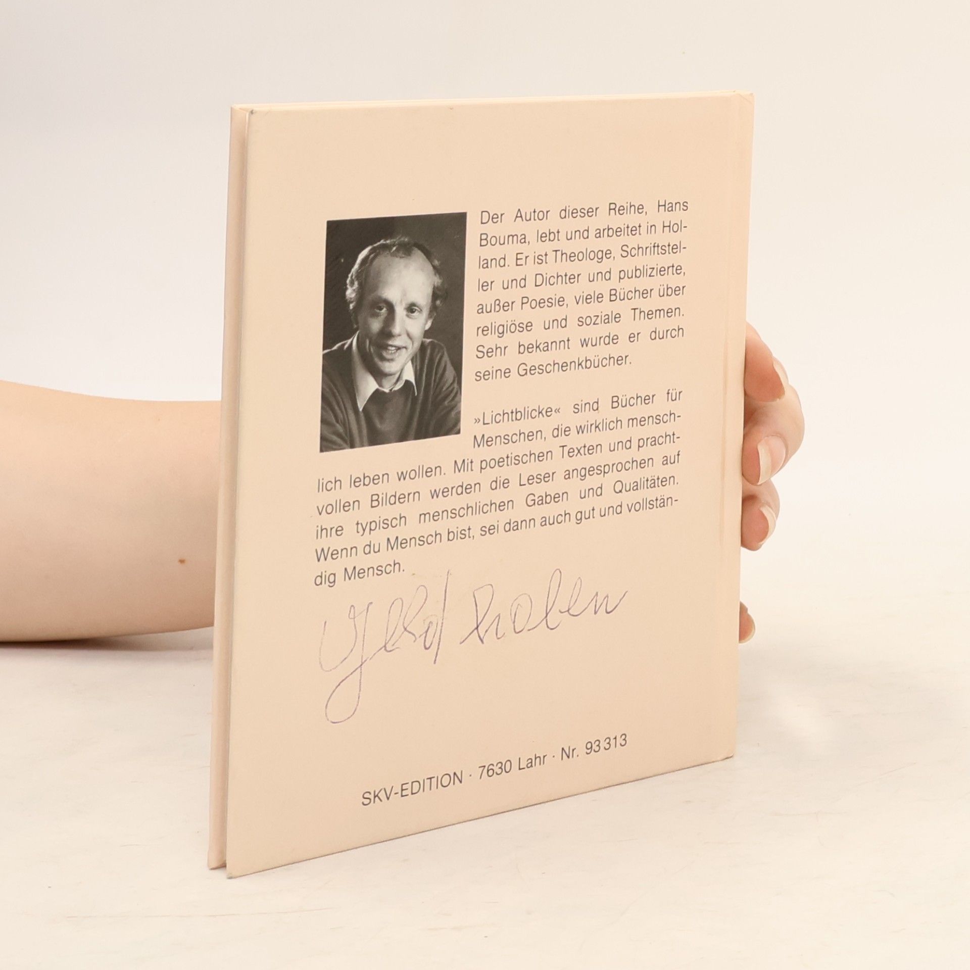 Hans Bouma Lichtblicke: Sprache der Stille