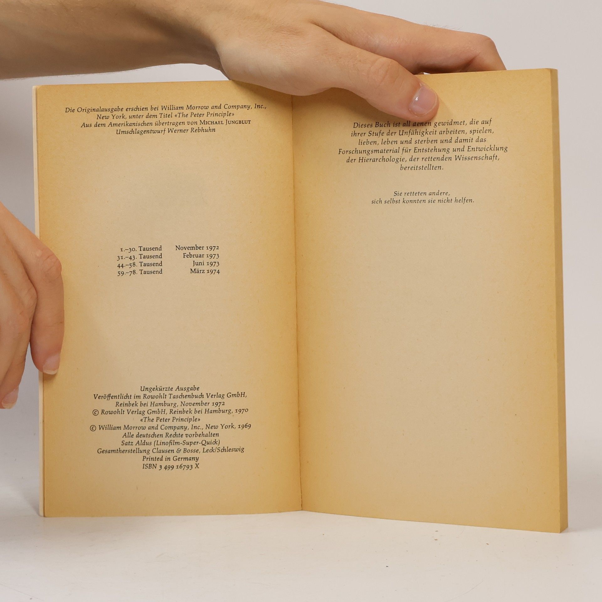 Various authors Das Peter-Prinzip