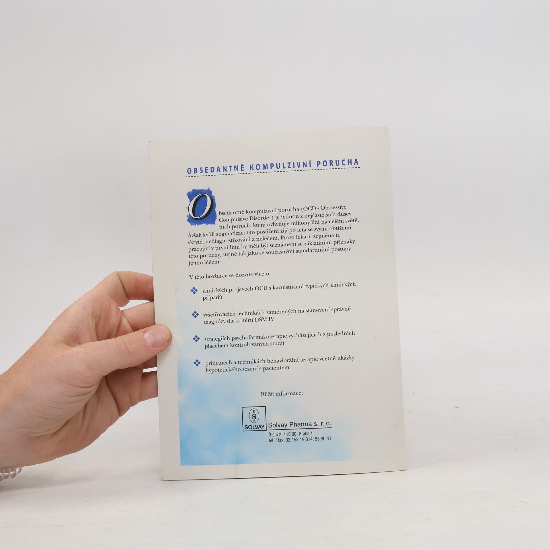Kolektiv autorů Obsedantní kompulzivní porucha. Prolomení uzavřeného kruhu