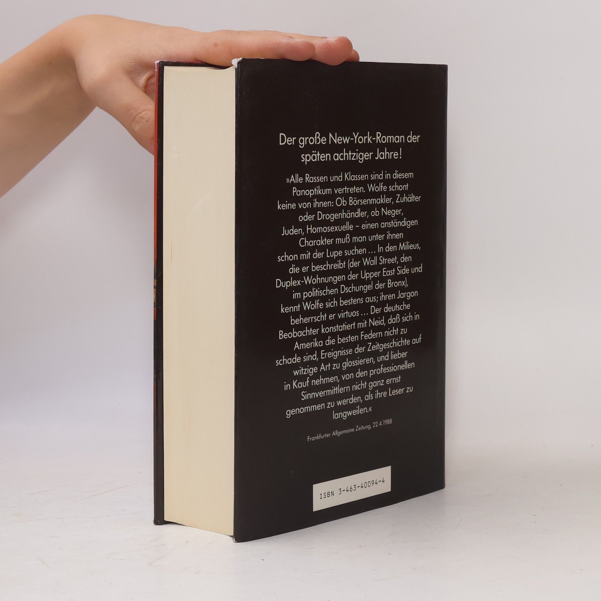 Tom Wolfe Fegefeuer der Eitelkeiten