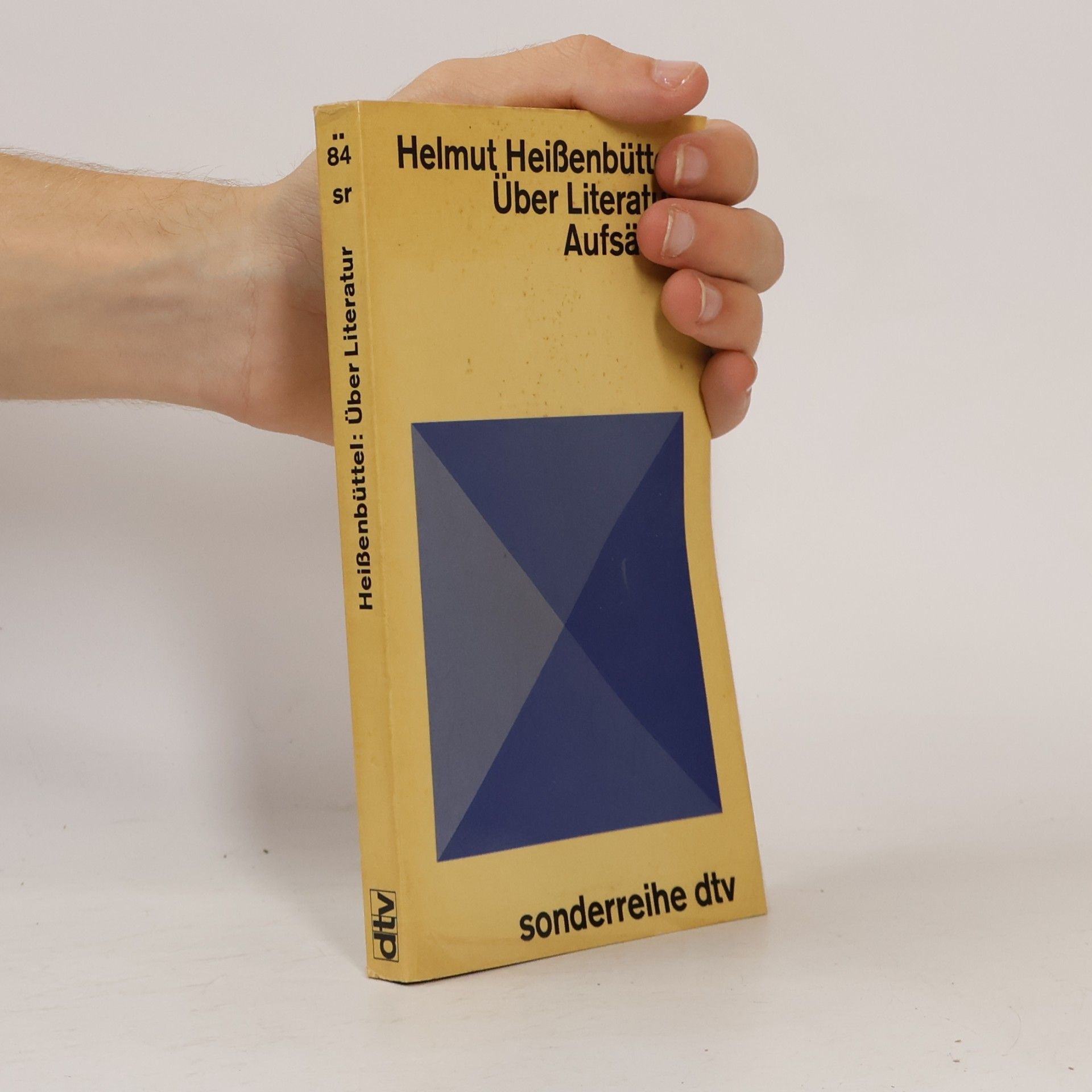 Helmut Heissenbüttel Über Literatur Aufsätze